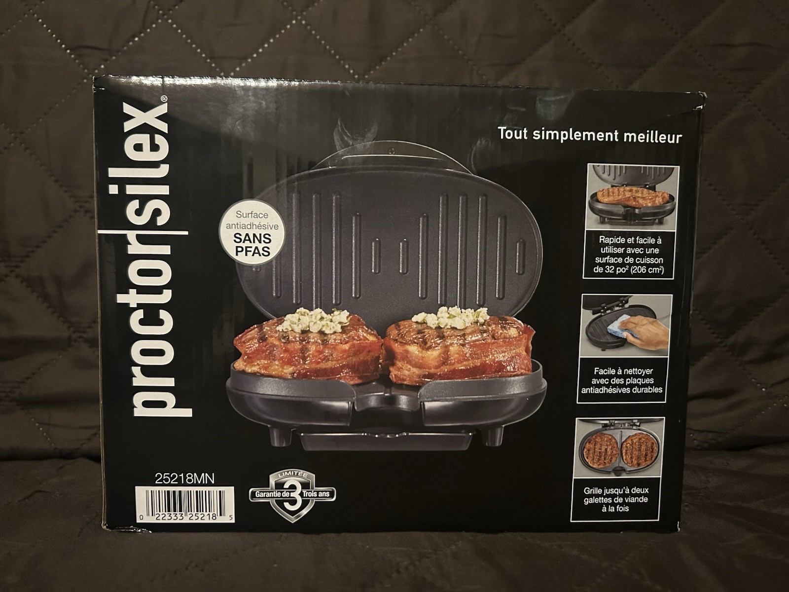 Proctor Silex Compact Grill Model Number 25218 Brand New Never Used