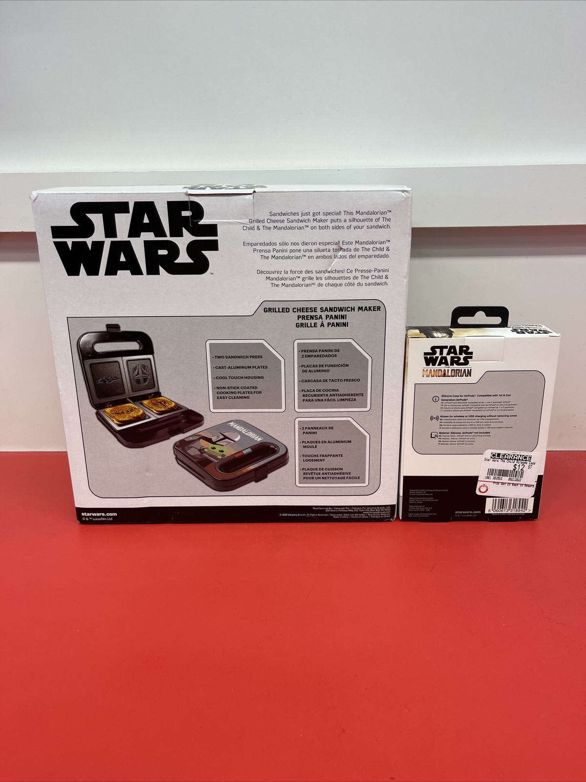 star wars grilled cheese maker And Baby Yoda AirPods Case Clearance Price!