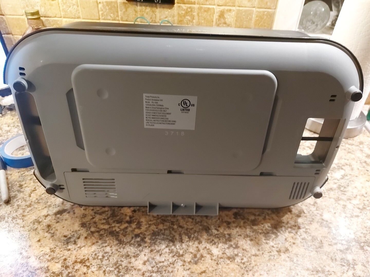 Power XL Smokeless Replacement Main Base unit Only GR-1500F (F)
