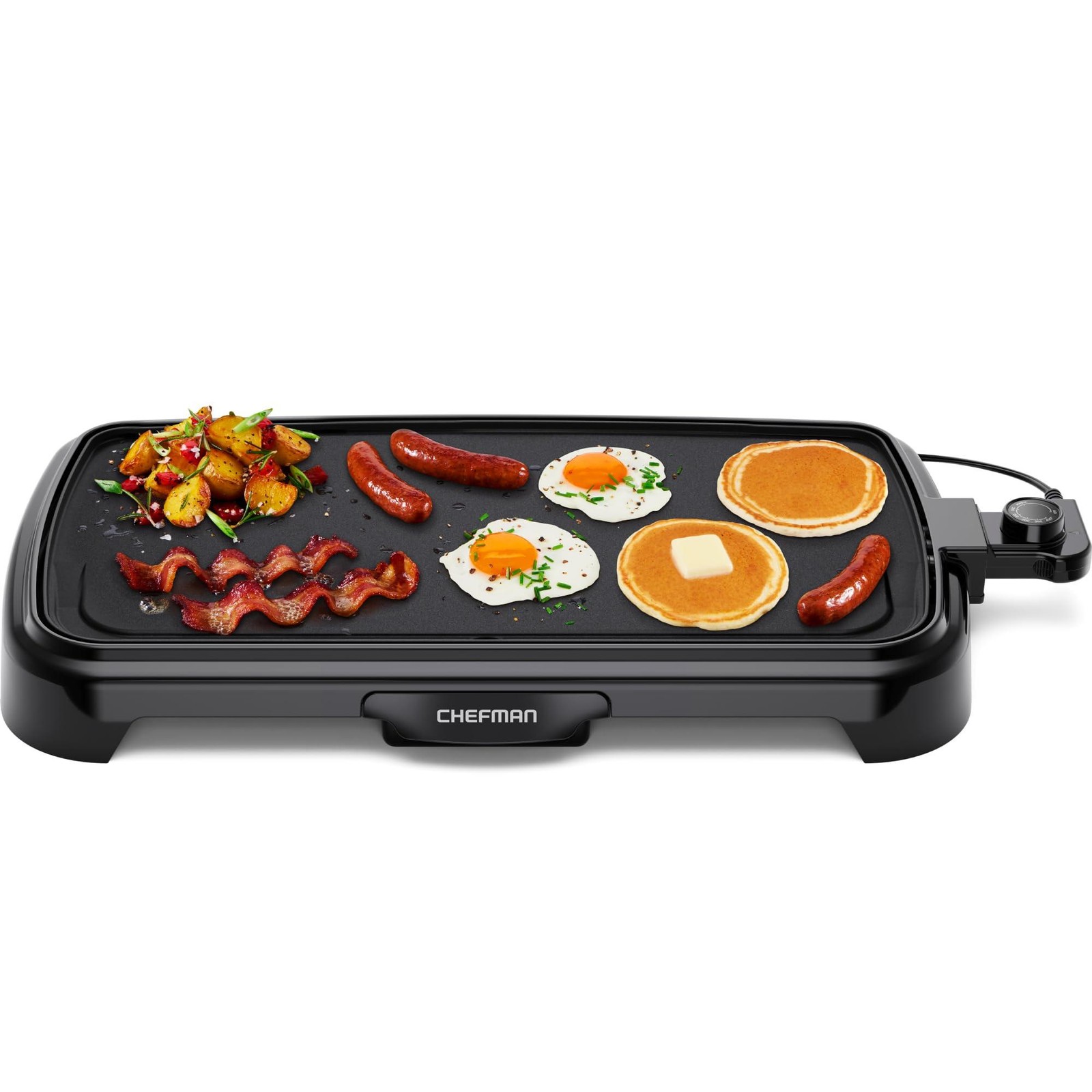 Chefman XL Electric Griddle with Removable Temperature Control, Immersible Flat