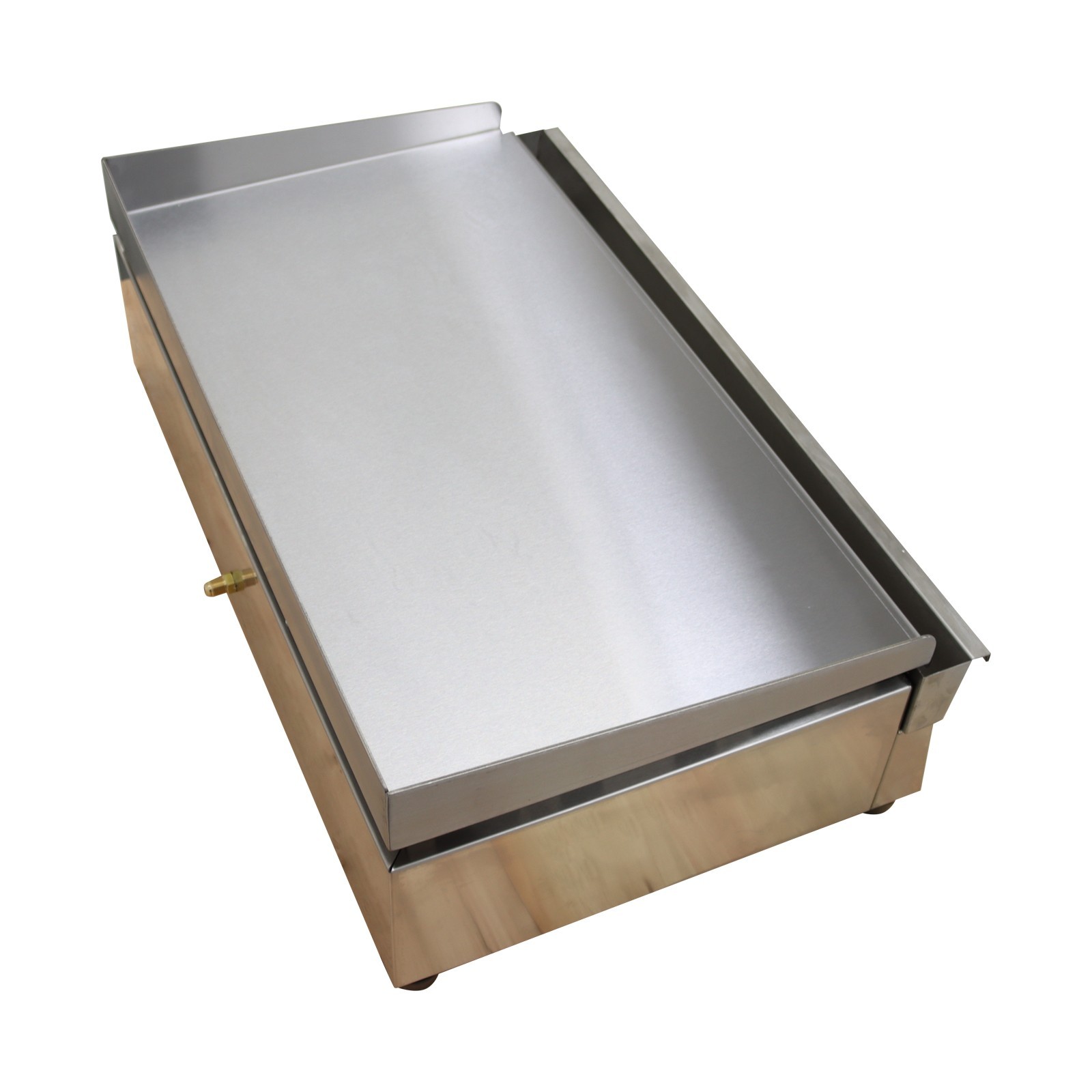 Countertop Flat Griddle Grill LP Gas Stainless Steel 2800Pa Small Kitchen