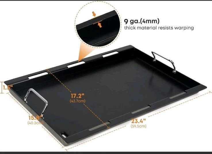 Stanbroil Nonstick Griddle Insert for Weber Spirit 300, Spirit 400 Series