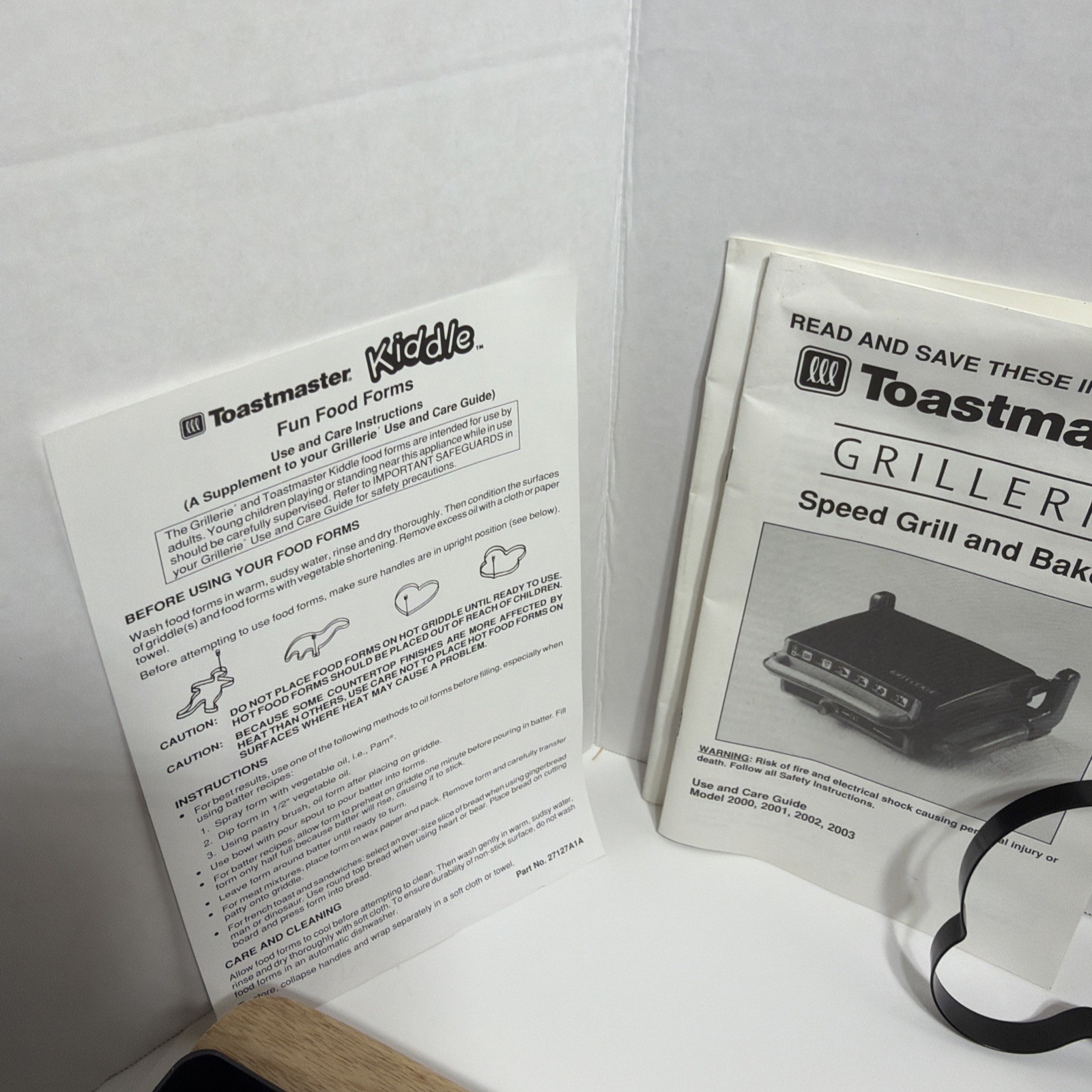 Toastmaster Grillerie 2000 Indoor Electric Speed Grill Bakery Red Brown Works