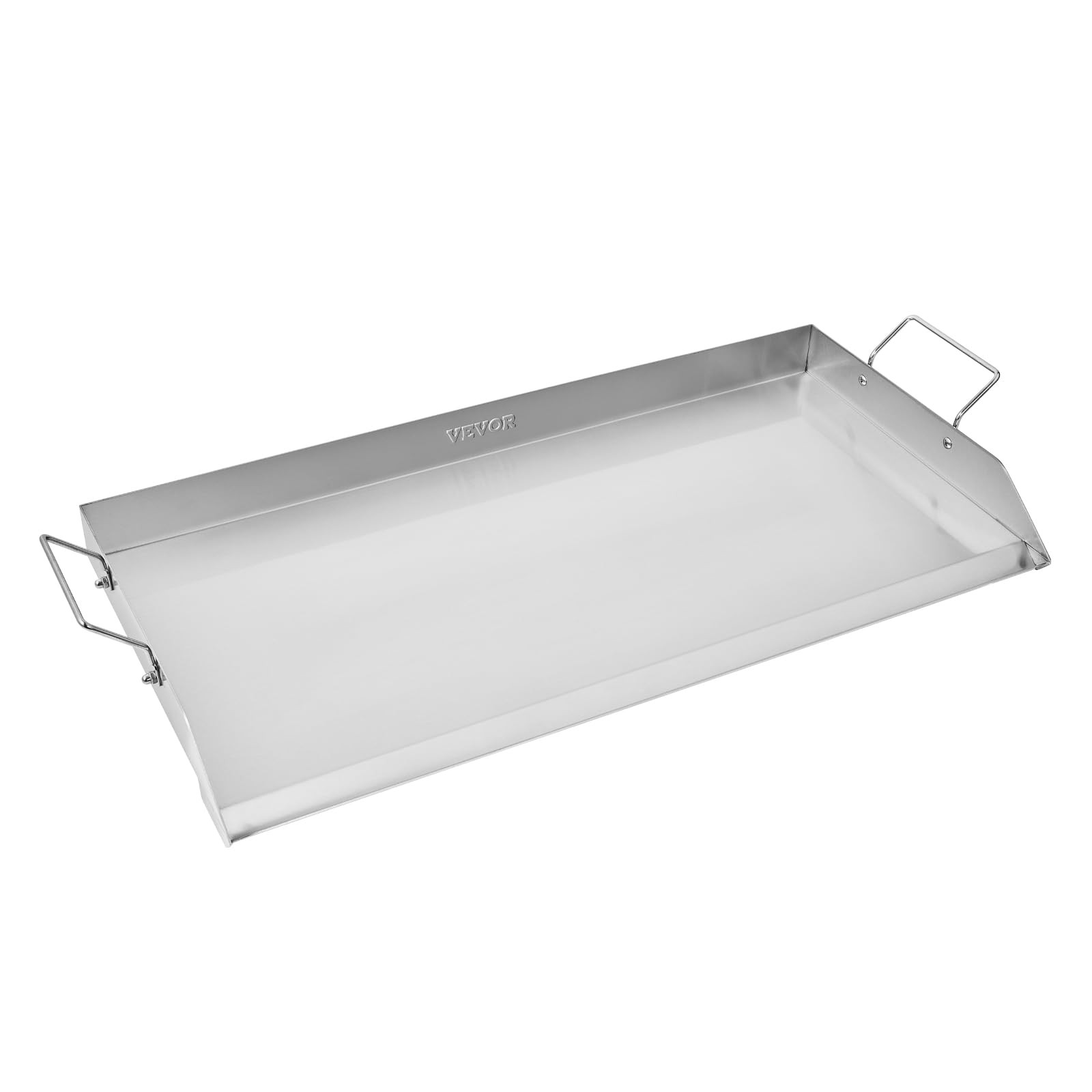 VEVOR Stainless Steel Griddle, 32×16 inch Universal Flat Top Rectangular Plat…