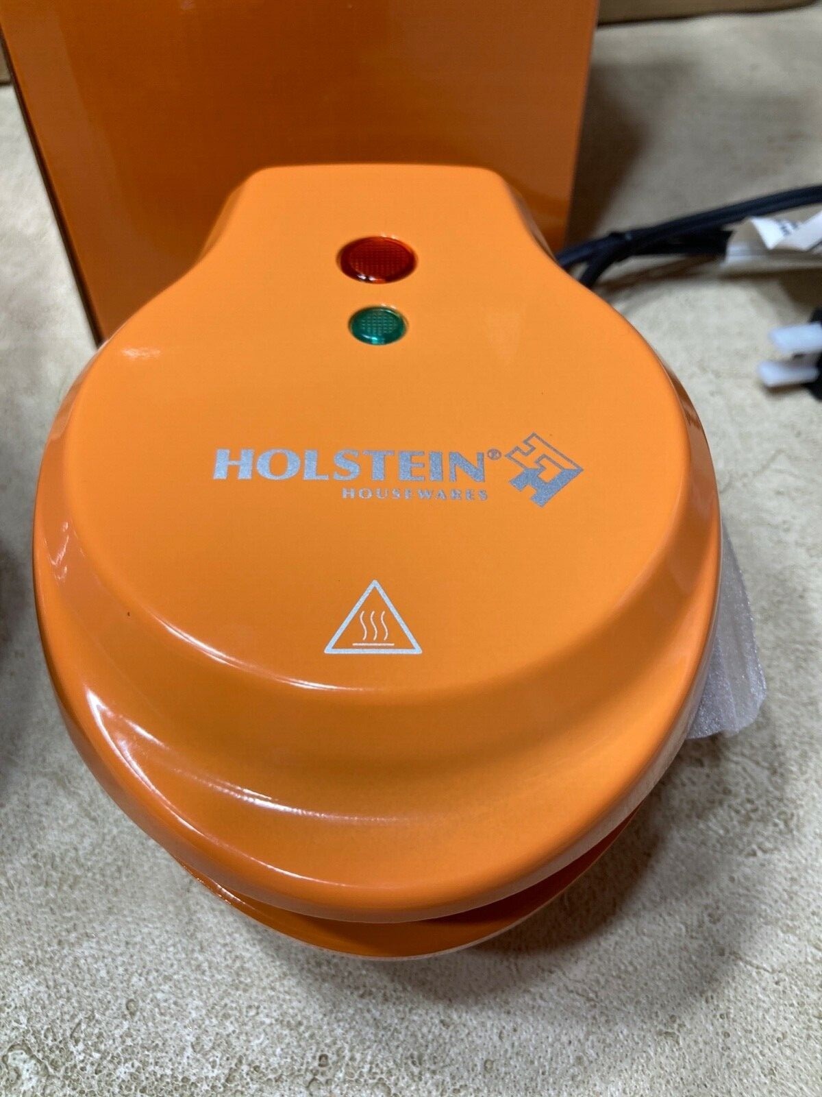 Holstein Housewares HM-09109MYI Personal Griddle – Orange and Purple
