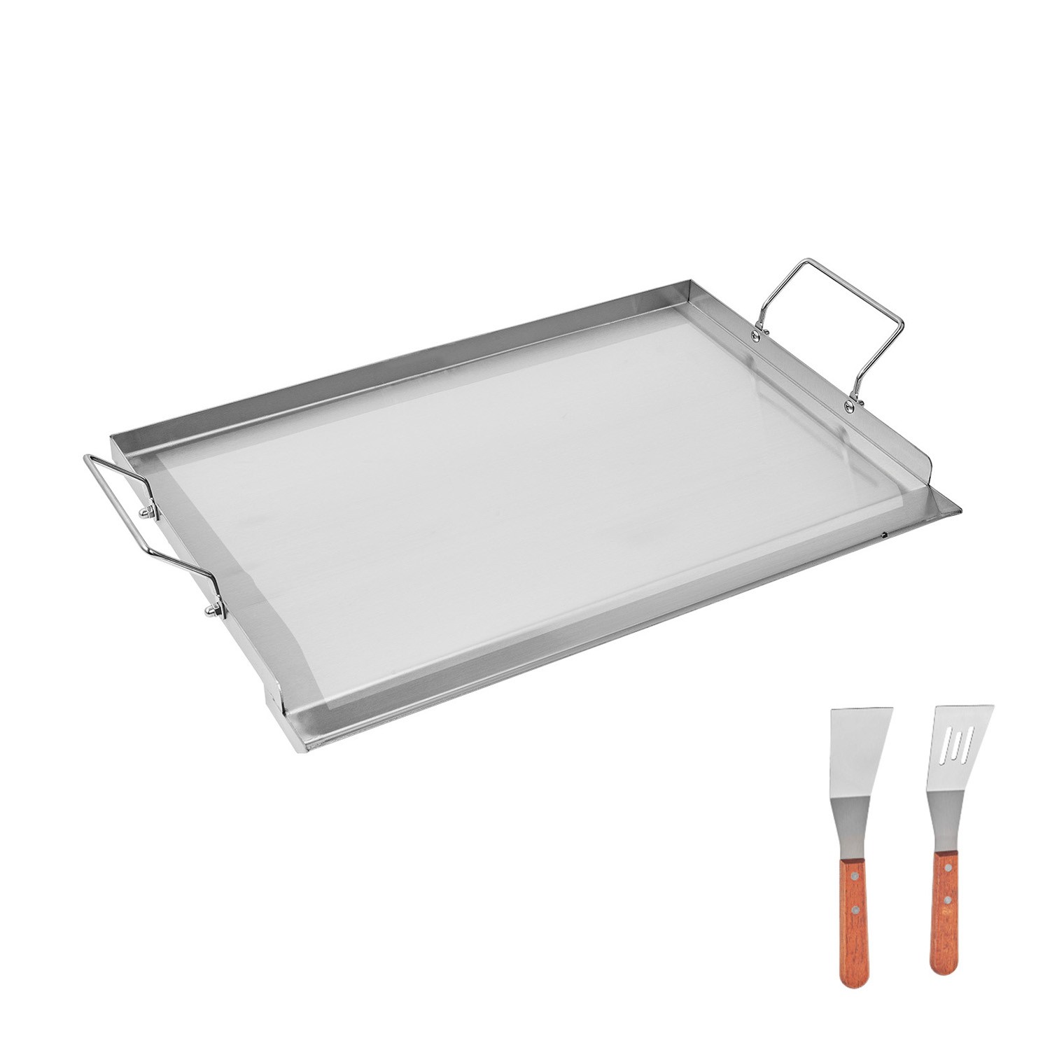 Uimoso 23×16 in Stainless Steel Flat Griddle Pan for BBQ and Cooking