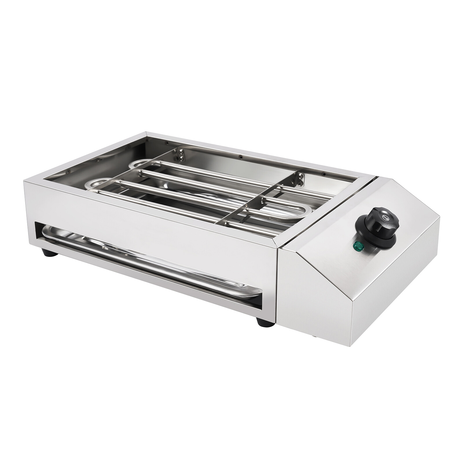 1800W Commercial Electric Grill Smokeless Grill Barbecue Oven In/Outdoor 110V