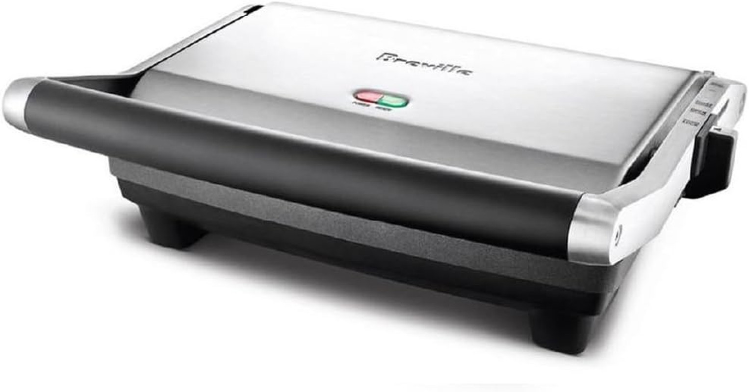 BSG520XL Panini Duo Nonstick Sandwich Maker Press, 2 Slice, Brushed Stainless St