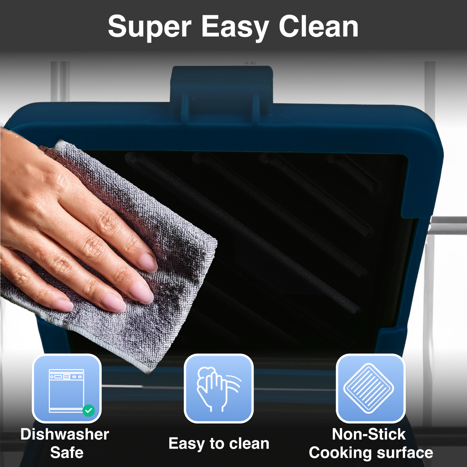 Laser Microwave Toastie Maker: Quick & Easy Snacks Blue