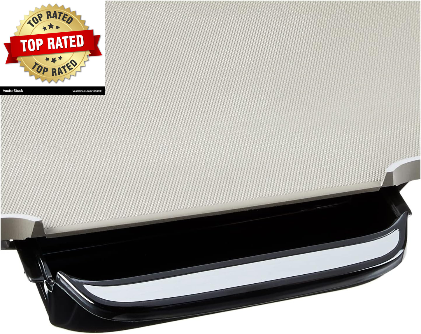 07062-22-Inch Ceramic Removable Handles Electric Griddle, Grey Ceramic