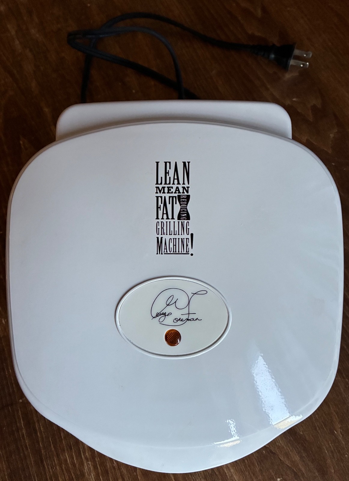 George Foreman Lean Mean Fat Reducing Grilling Machine GR10WGR White Electric