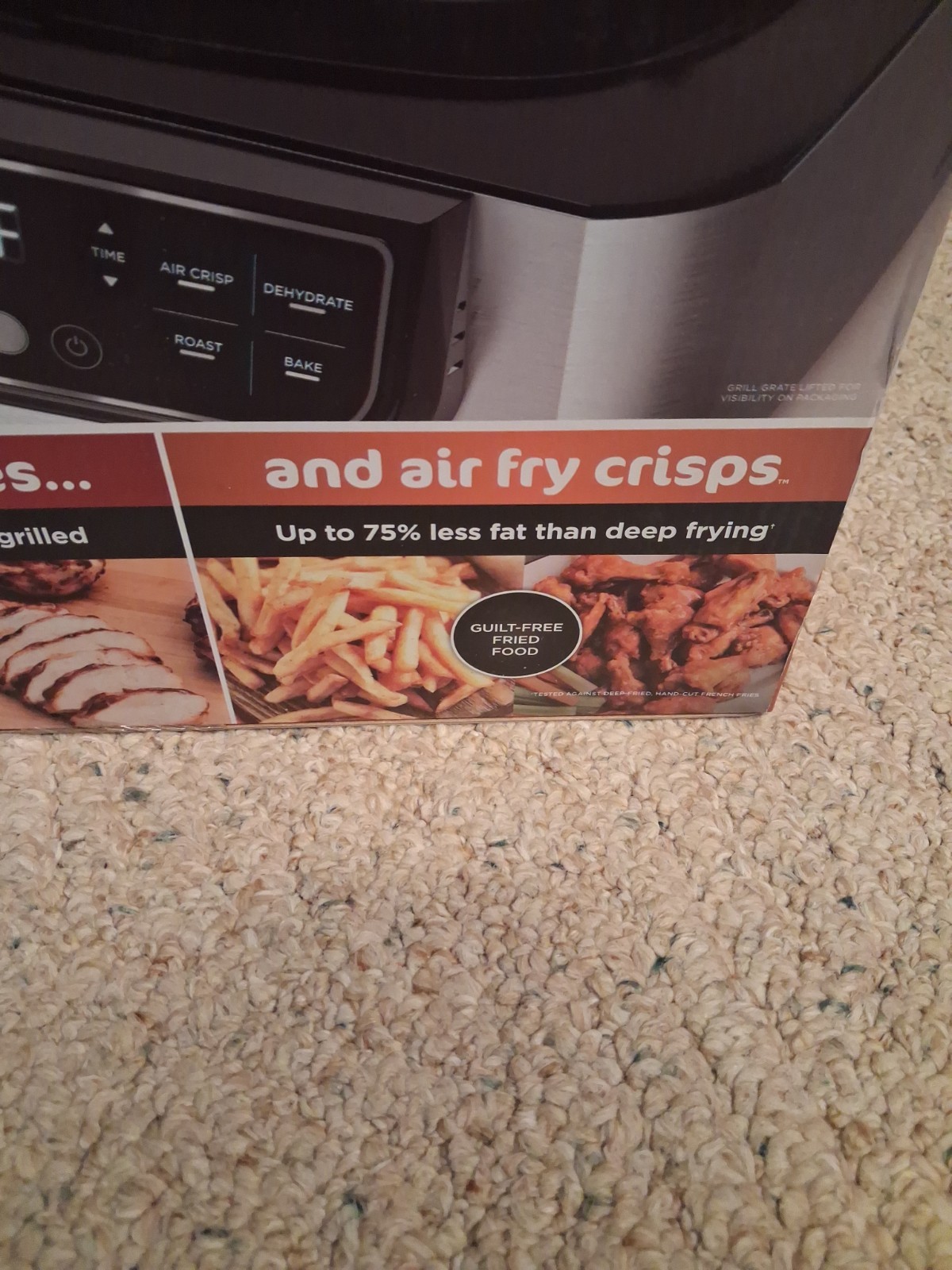 NEW! (Open Box) Ninja Foodi Grill 5-in-1 Cyclonic Grilling & Air Fryer AG302