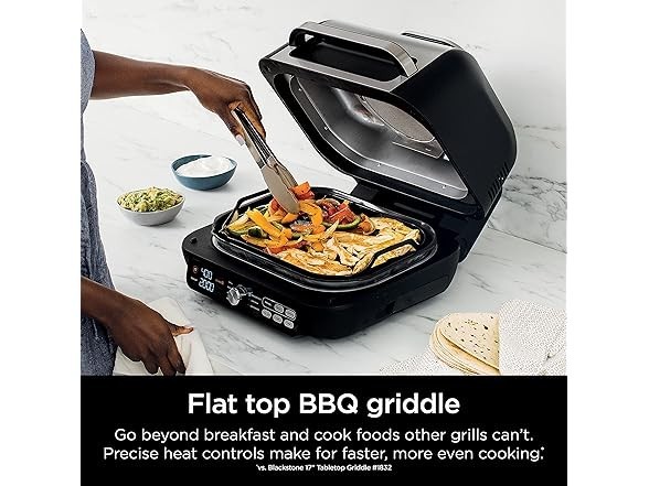 Ninja Air Fryer IG651 Foodi Smart XL Pro 7-in-1 Grill Griddle Air Fryer – NEW