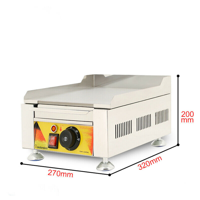 1 PC 110V Electric Countertop Griddle Flat Grill Hot Plate Stove 2000W