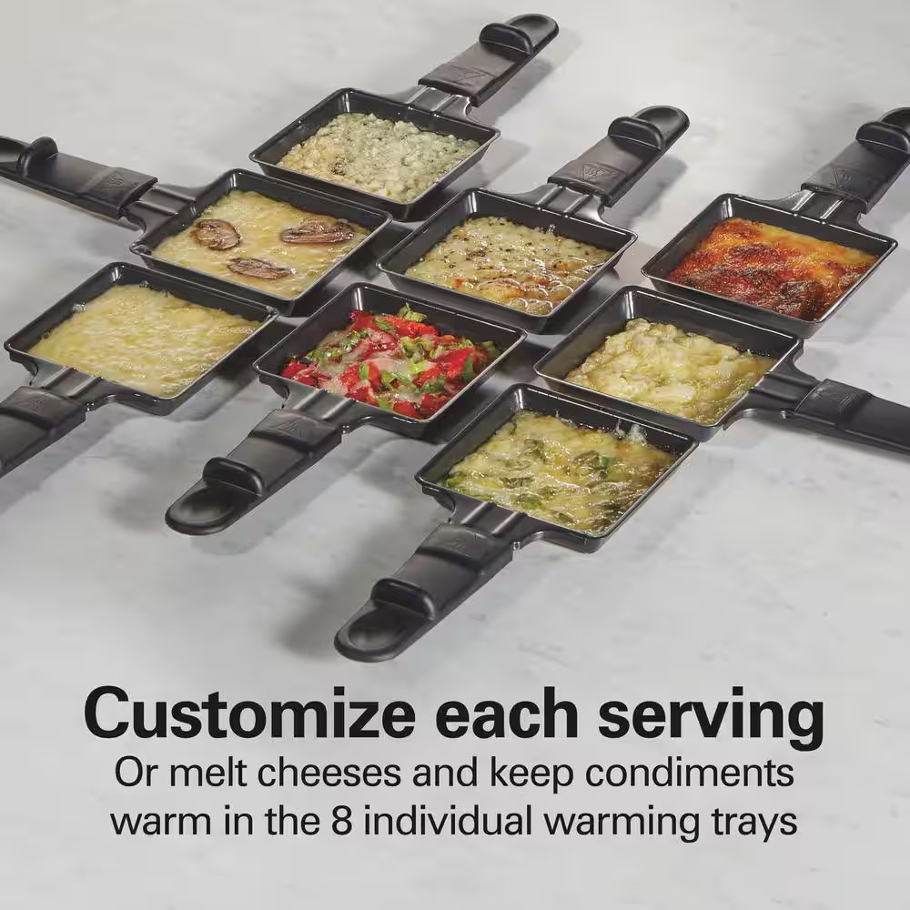 200 Sq in Black Portable Party Grill with Non-Stick Grill Plates Free Shipping N