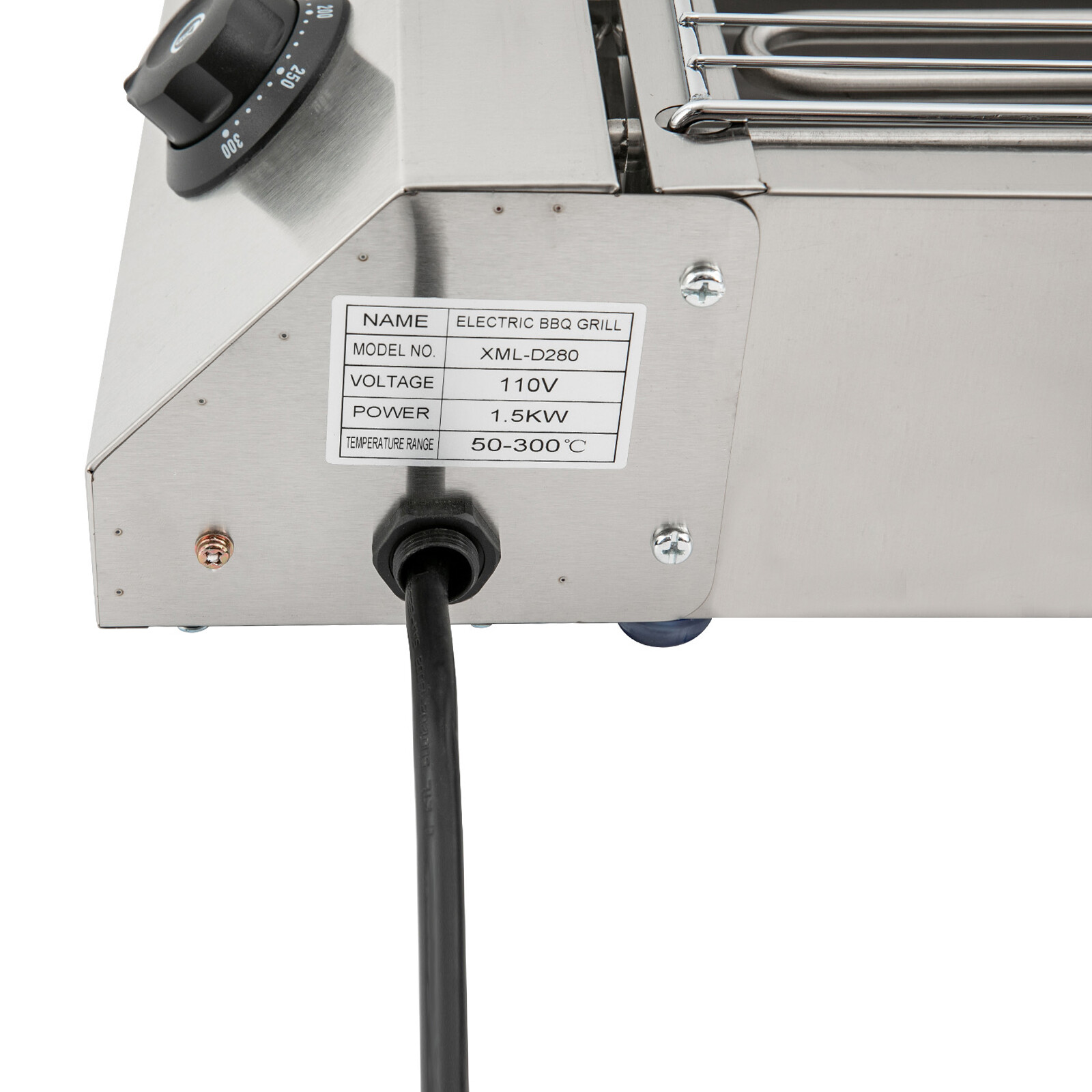 BBQ Grill, Heat Control Electric Portable Barbecue Oven Grill, Electric Griller