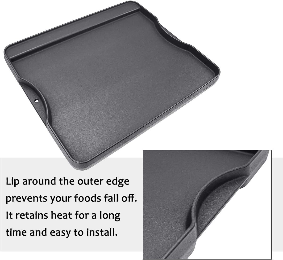 Versatile Pre-Seasoned Cast Iron Griddle for Camp Chef 14″ & 16″ Stoves