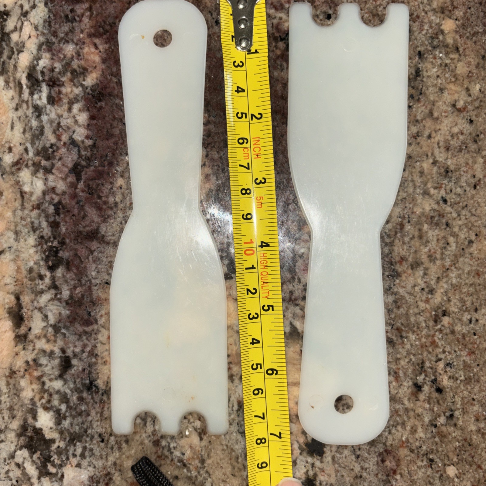 (2) George Foreman Grill 7″ Scraper Spatula Cleaner Plastic Replacement