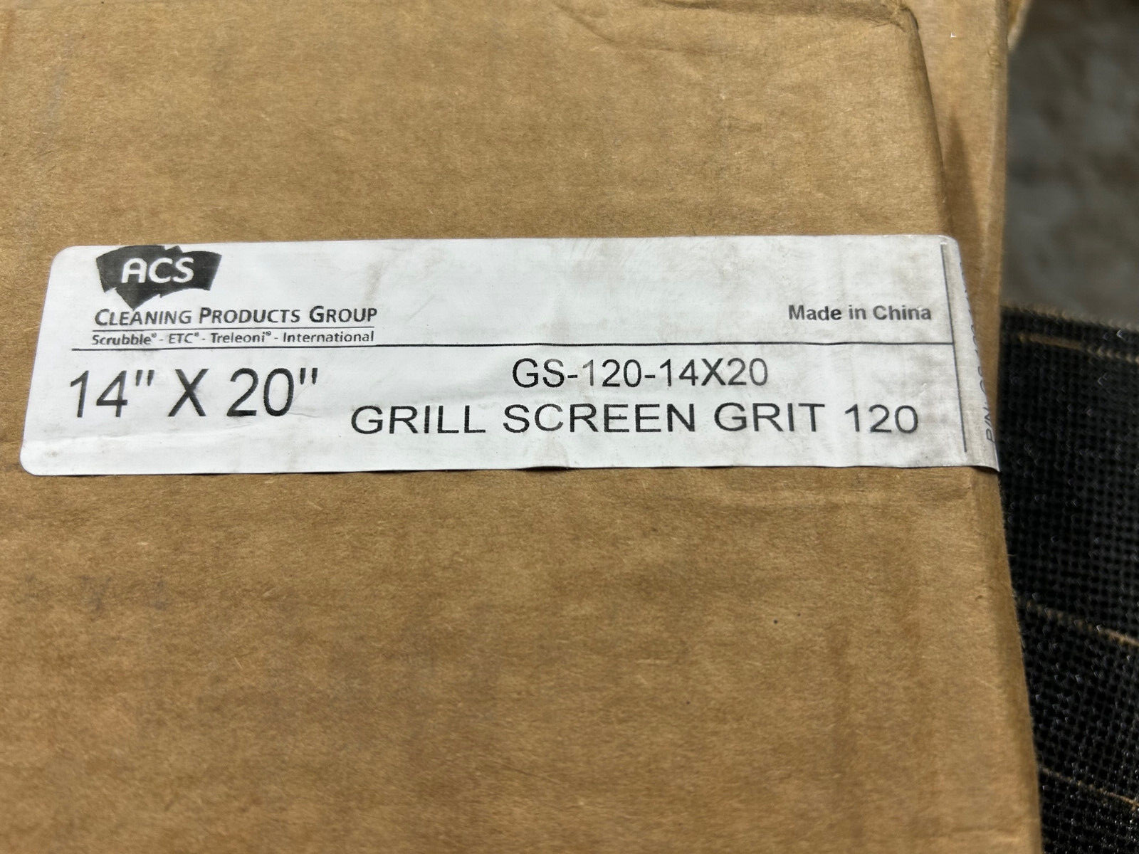 10x ACS Grill Sceens C-120 14″ x 20″ 120 Grit griddle scrubble New GS120