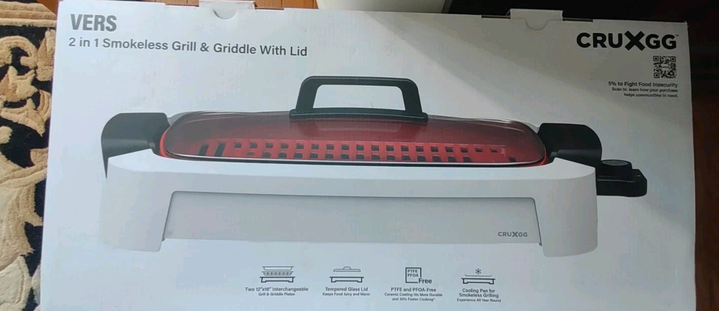 Cruxx GG Grill Griddle Large