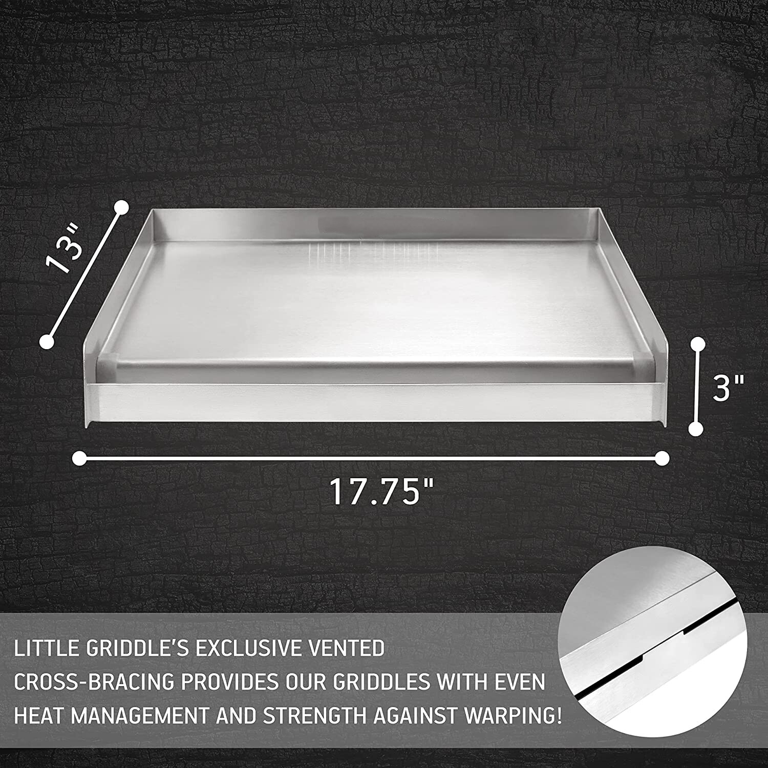 Plancha para hacer tacos Planchas universal de acero inoxidable 100% campamentos