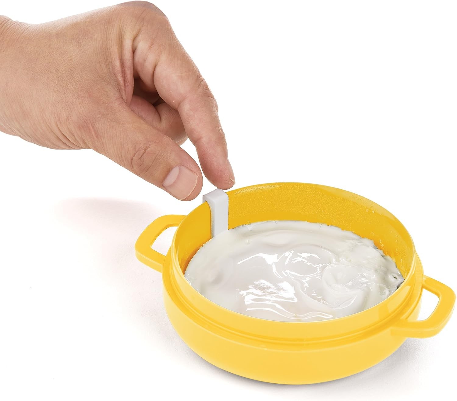 Breakfast Sandwich Maker 1 Egg Yellow – Easy-to-Use Cooker for Perfect