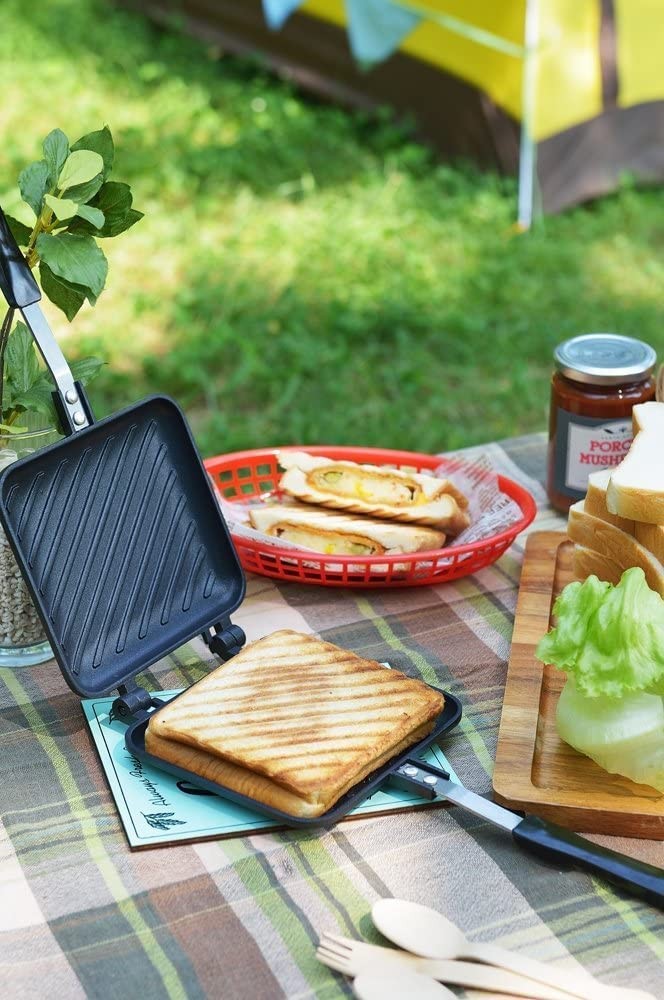 Toraya Hot Sandwich Maker, Crispy Grilling, Single, Fluorine Treated, For Gas…