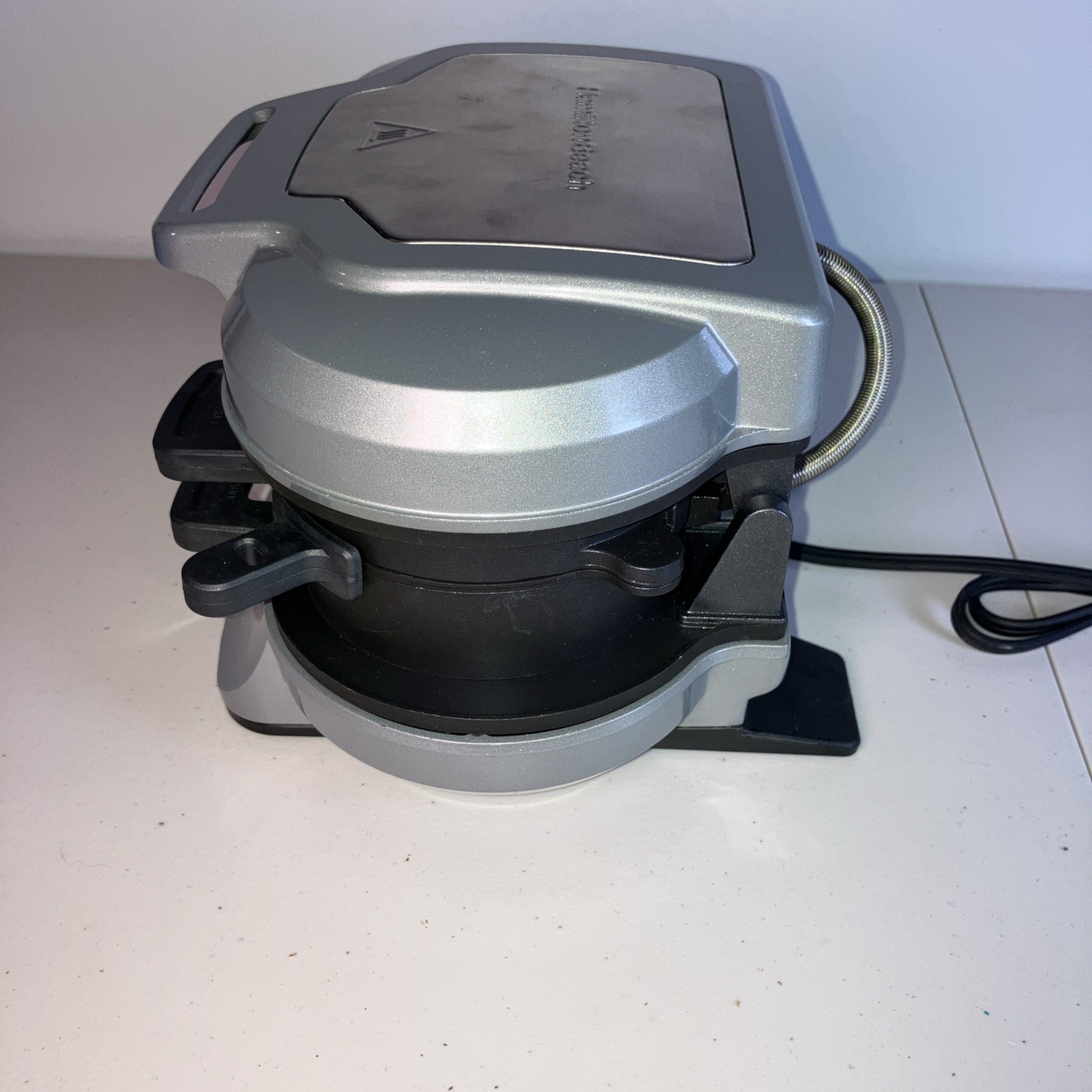 Hamilton Beach 25490 Dual Breakfast Sandwich Maker Silver Kitchen Appliance