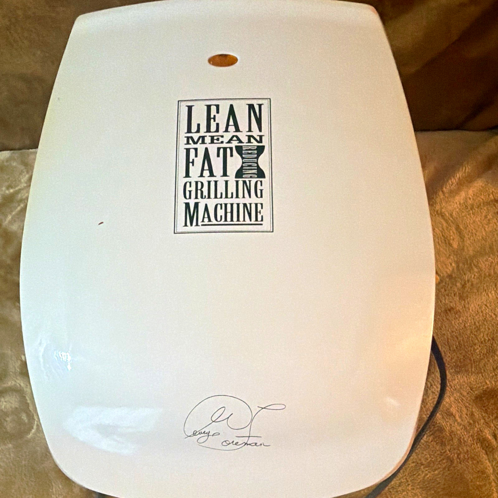 George Foreman GR-20 Electric Contact Grill 820W 120V Non-Stick White