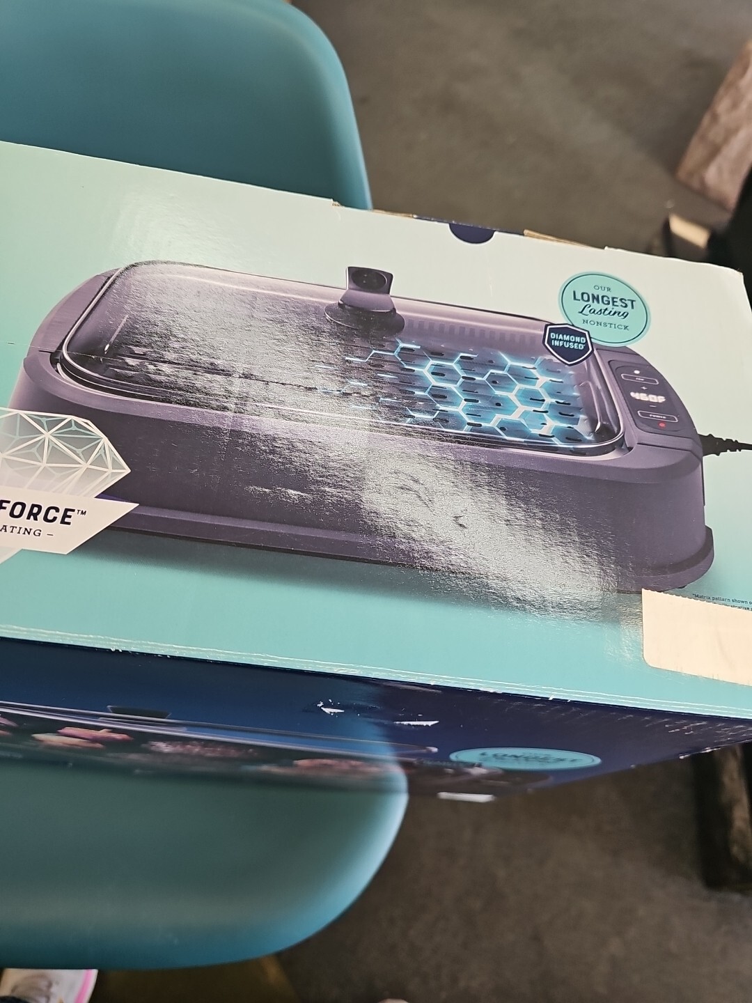 NIB Oster Indoor Smokeless Grill Diamondforce Nonstick Coating