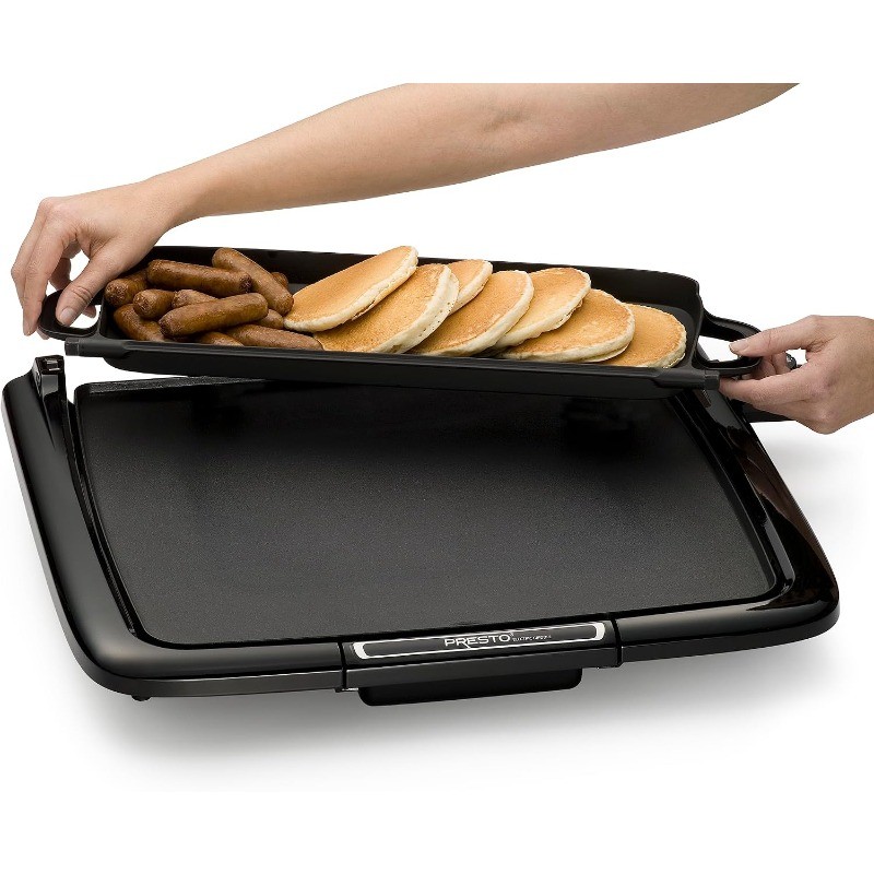 07023 XL Cool-Touch Electric Griddle and Warmer Plus