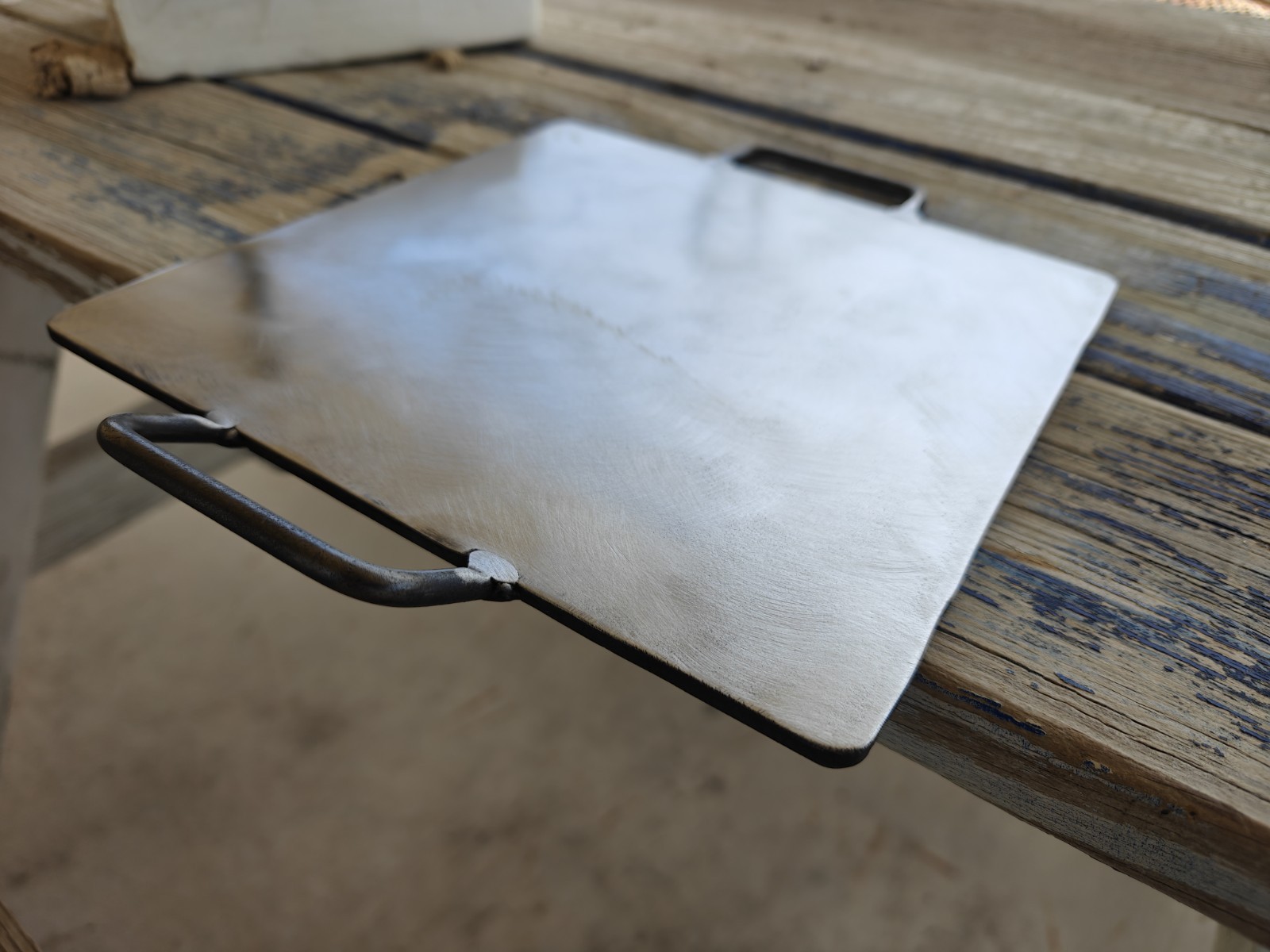 Heavy Duty Steel Comal – 8×8 Inch Tortilla Griddle, 3/16″ Plate