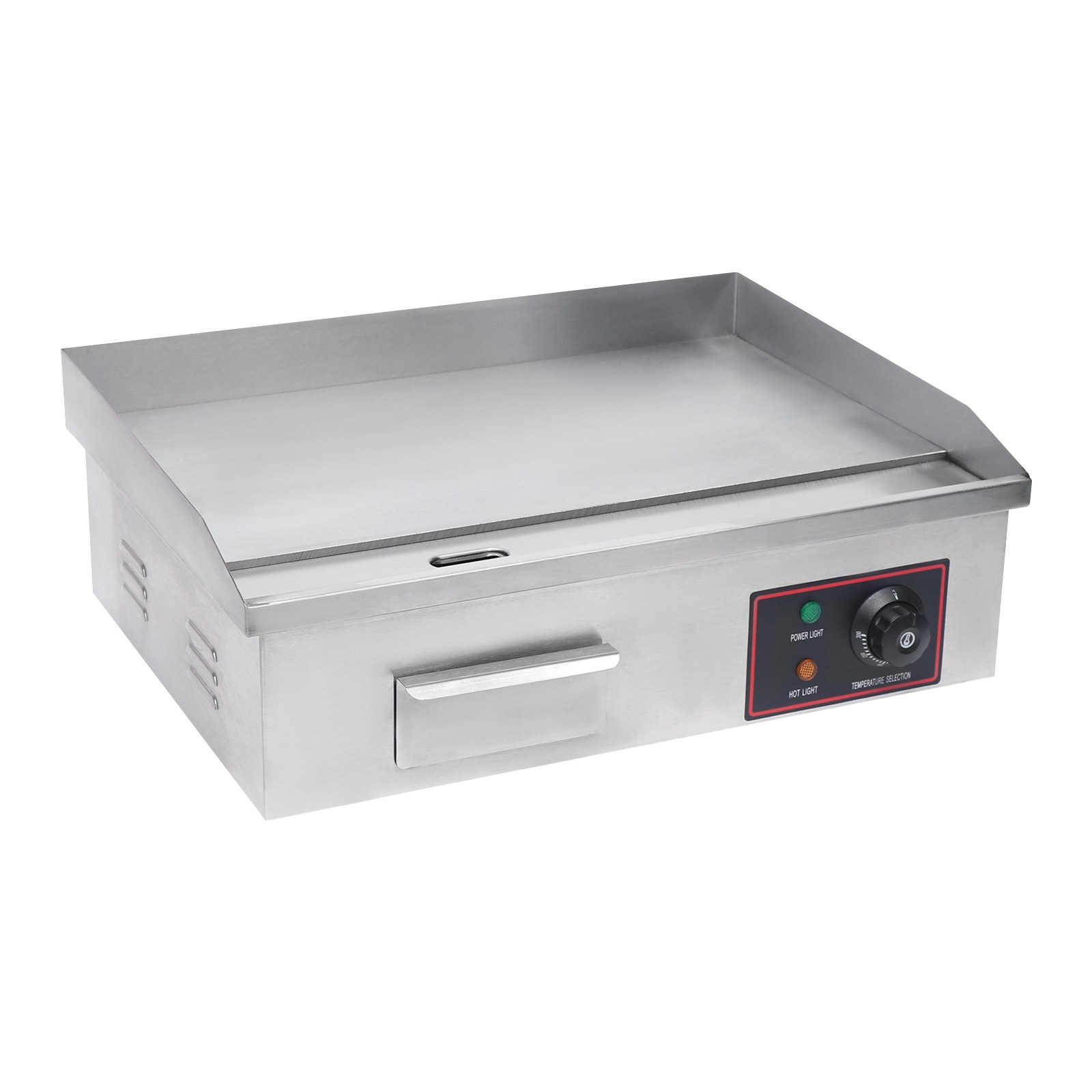 Commercial Electric Flat Top Grill Griddle Power Stove 110v/60Hz 1600W Stainless