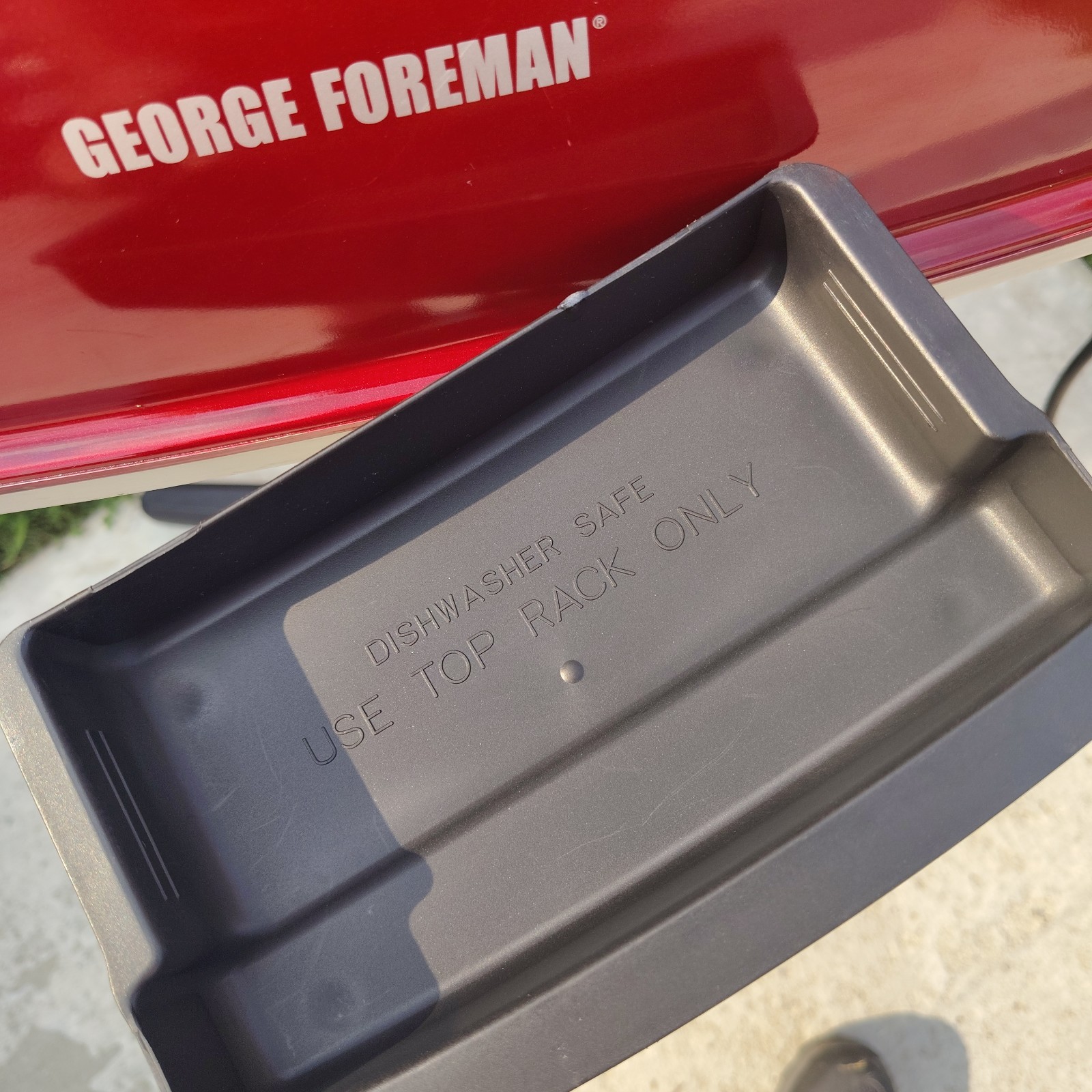 George Foreman Indoor Outdoor Electric Grill, Non-Stick Grill Griddle Plate