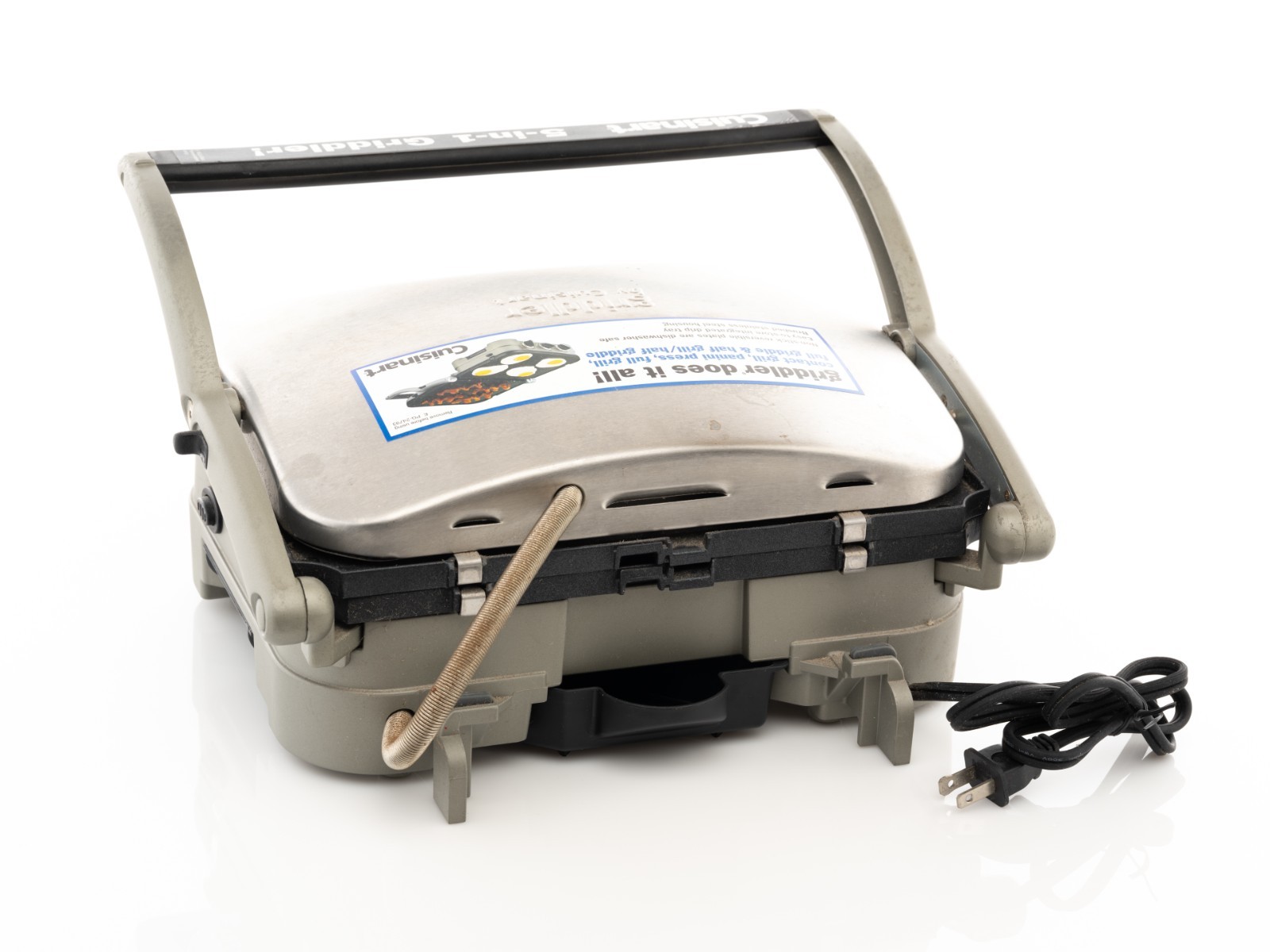 Cuisinart GR-4N 5-in-1 Grill Griddler Panini Maker Set No Original Box
