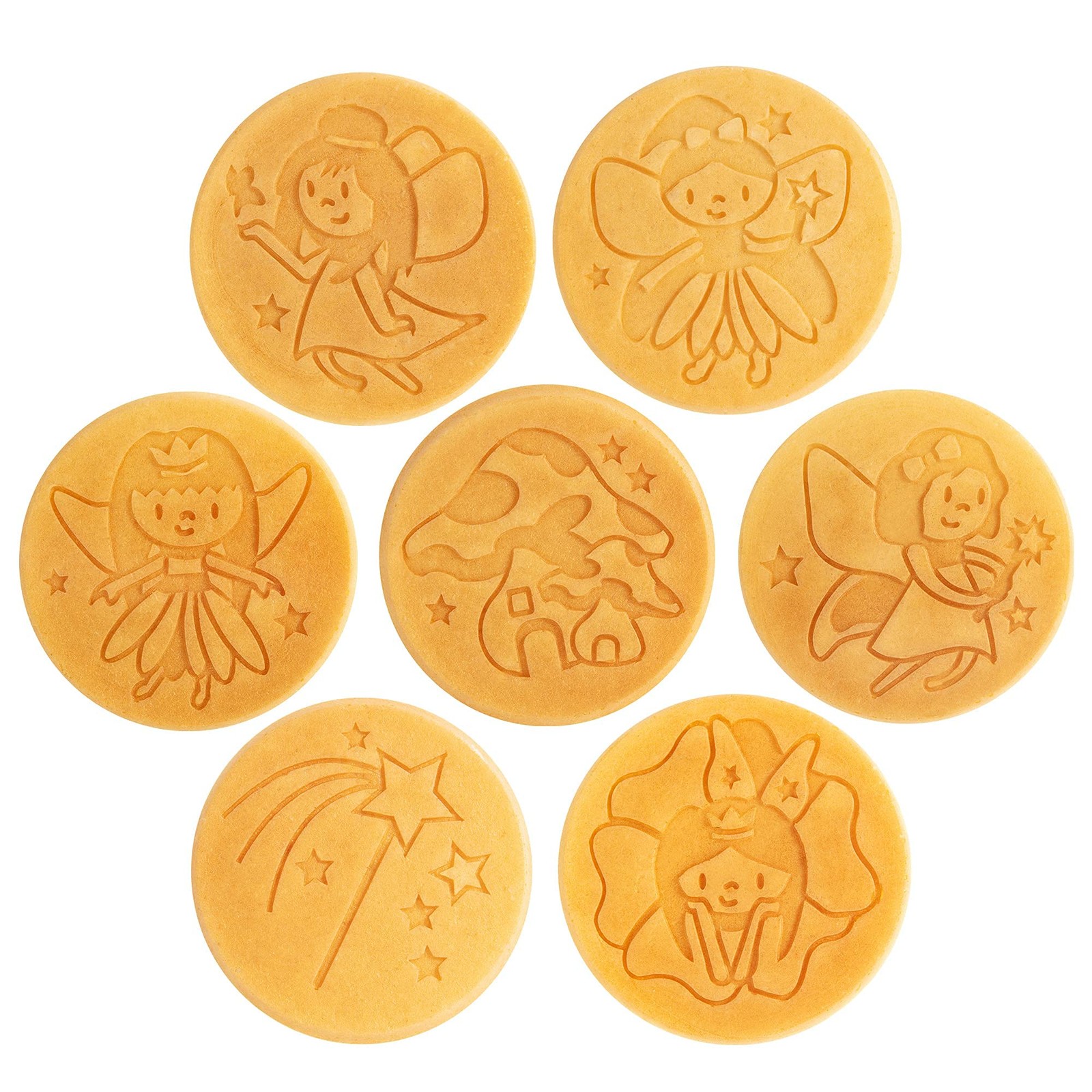 CucinaPro Fairy Friends Mini Pancake Pan- Make 7 Unique Flapjacks- Nonstick