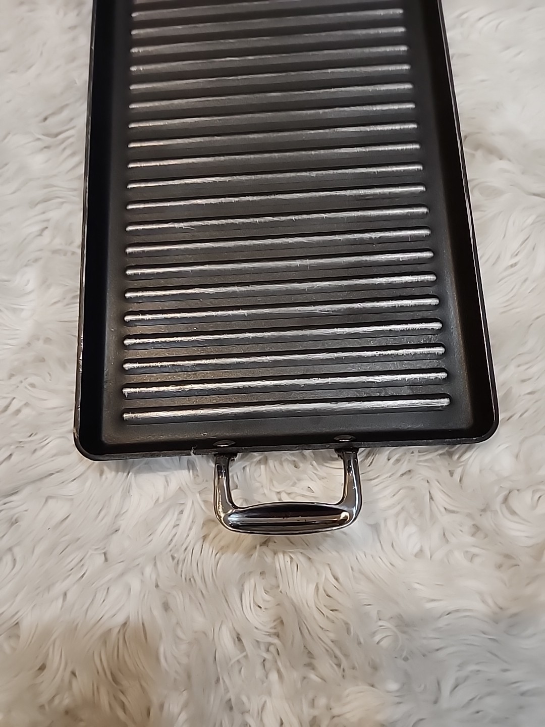 NutriChef Nonstick Grill & Griddle – Dishwasher Safe Double Burner, 18’’ x 10’’