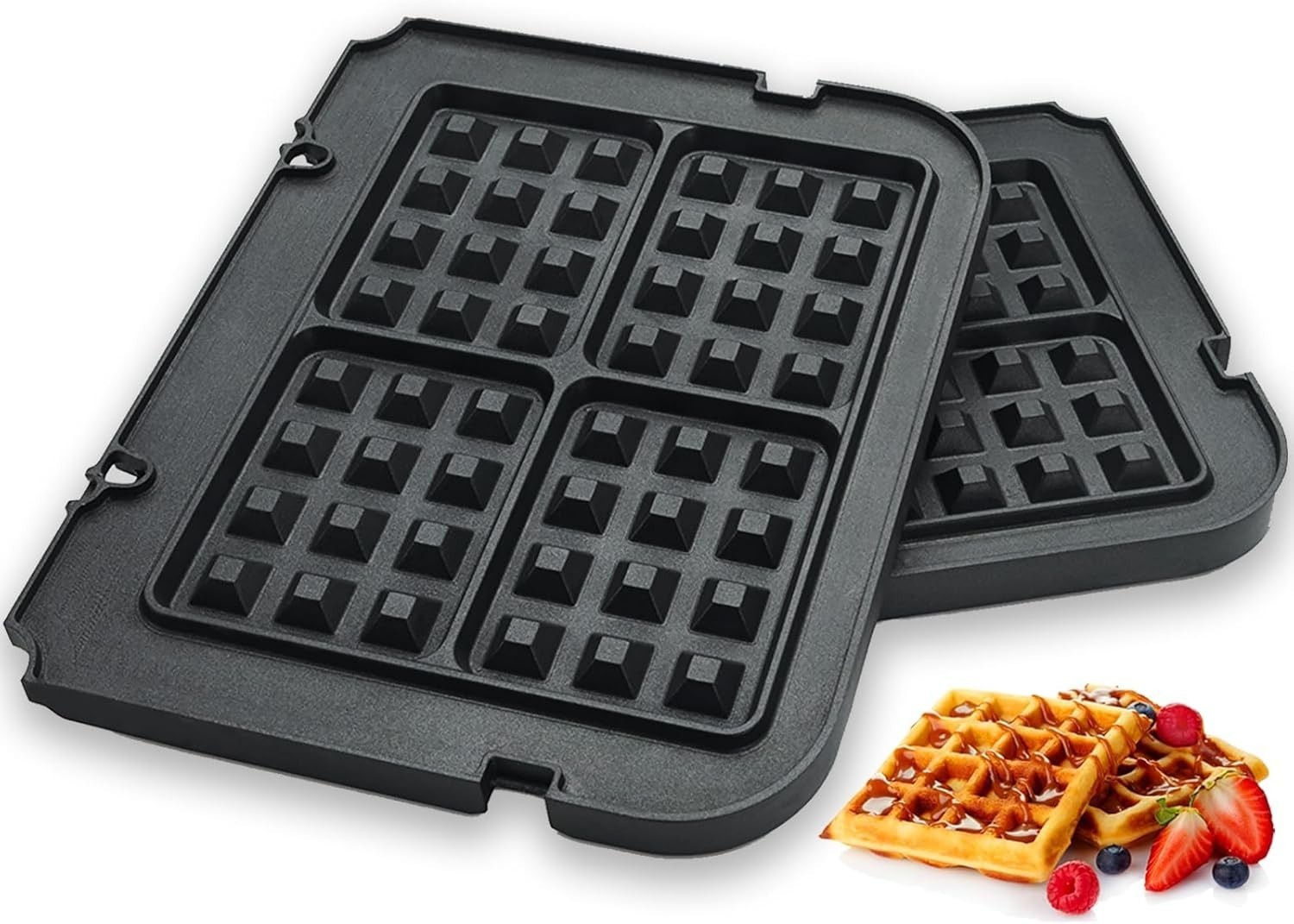 Waffle Plates Only for Cuisinart Griddler GR-4N, GR-5B, GR-6 and GRID-8N Series
