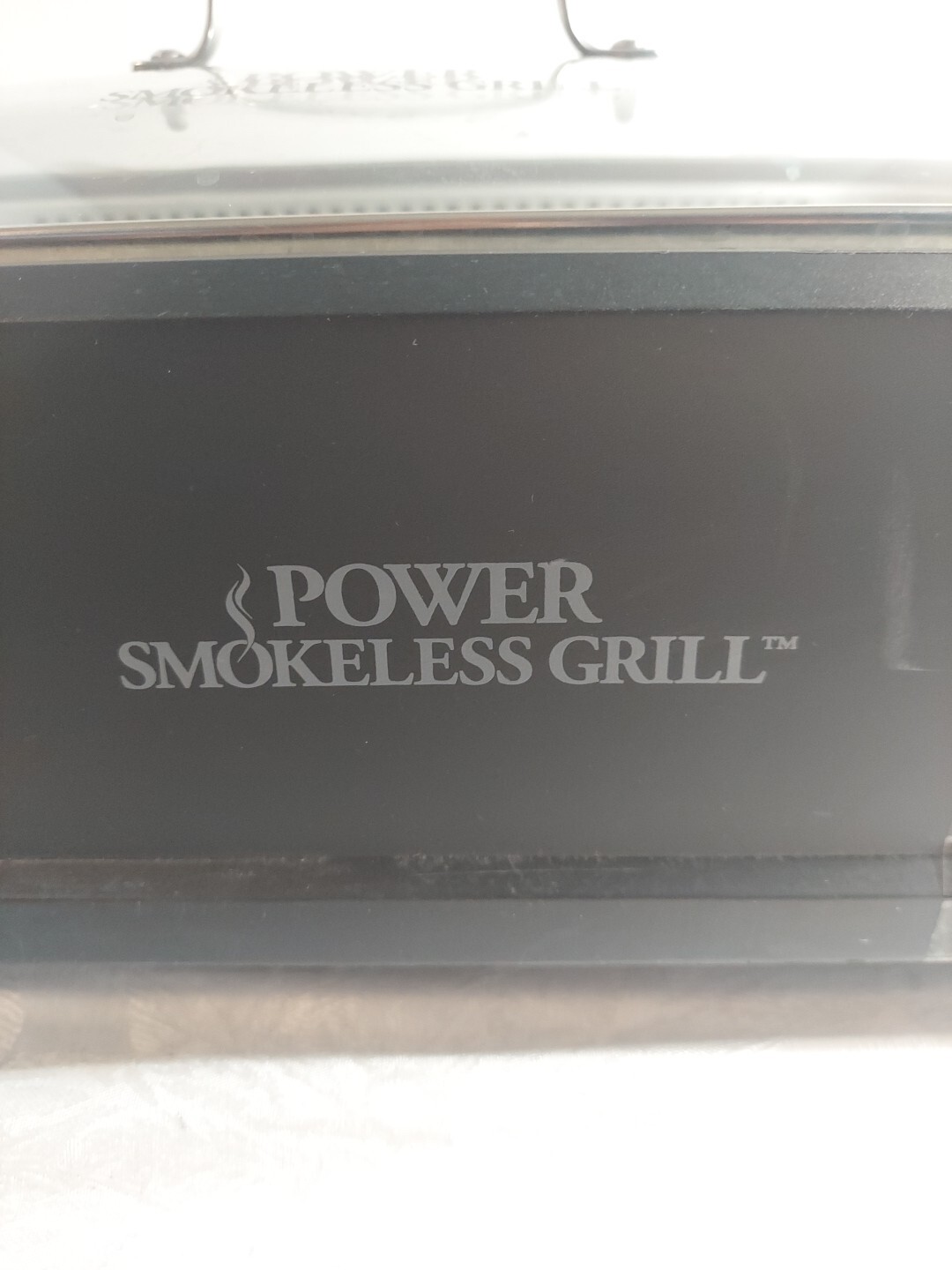PowerXL Smokeless Grill Pro Countertop Indoor Electric Grill Black