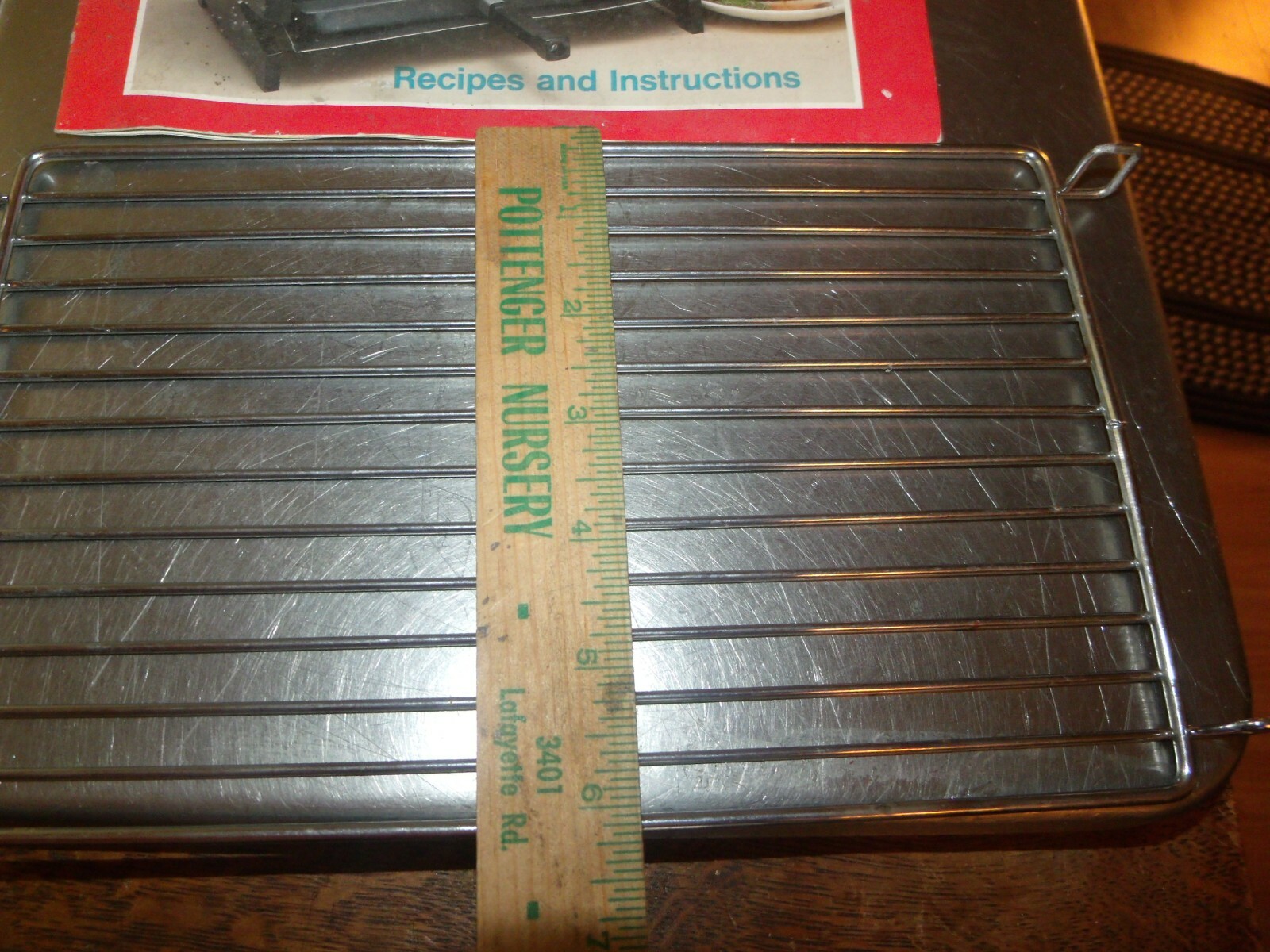 VINTAGE REGAL THE GRILLER SMOKELESS INDOOR GRILL DRIP grill grate