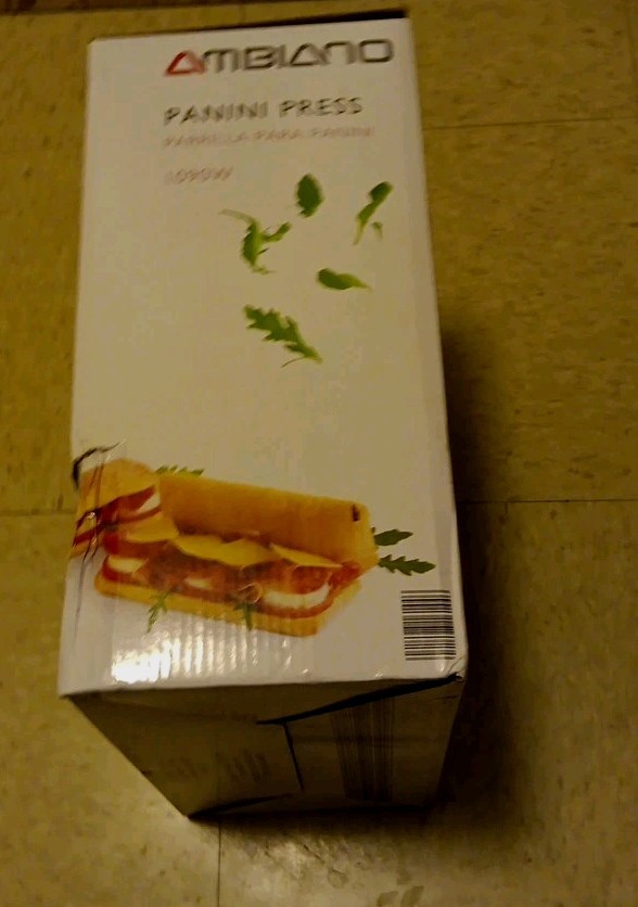 Ambiano Panini Press Grill Nonstick Electric Sandwich Maker Non Stick Plate New
