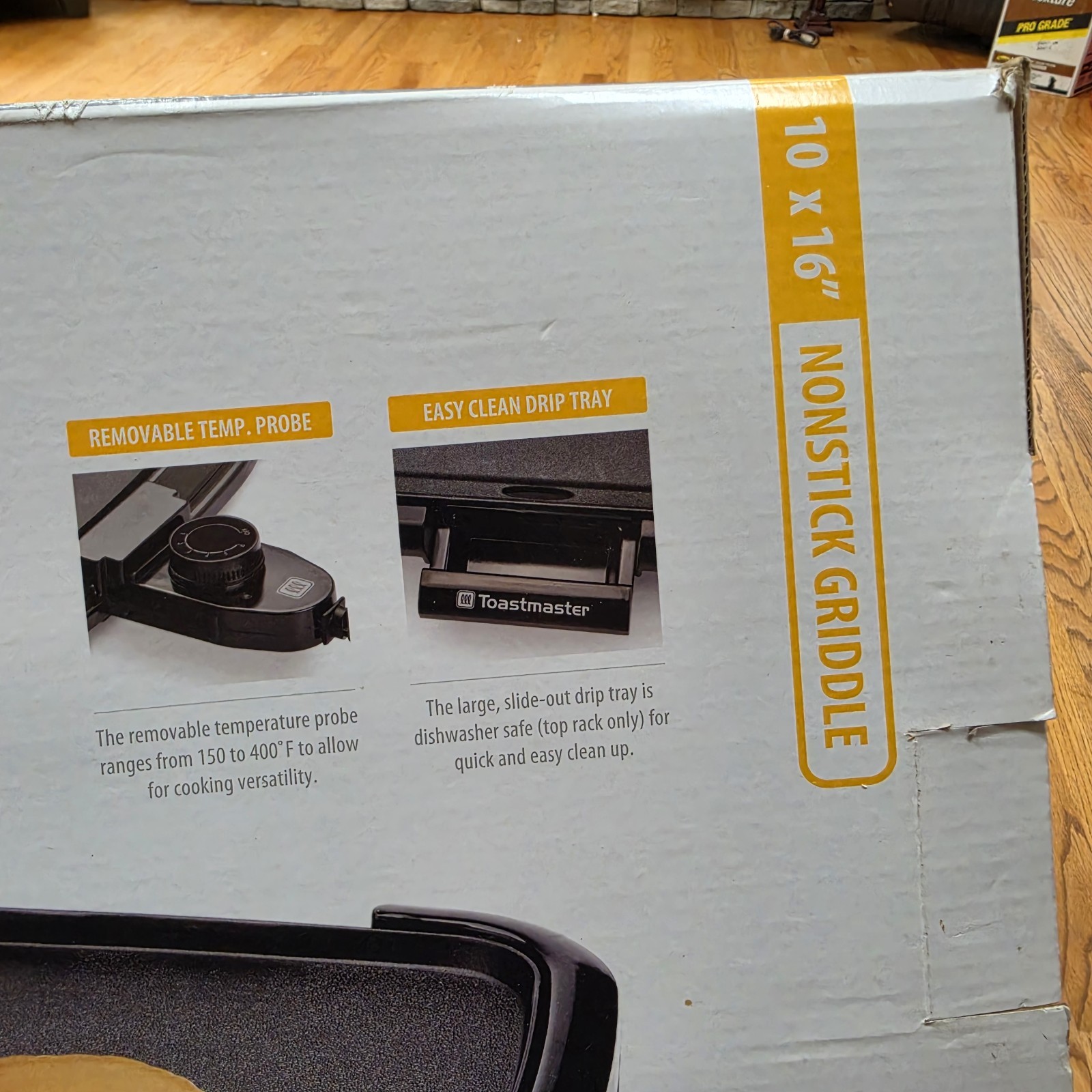 Toastmaster 10″ x 16″ Electric Nonstick Griddle TM-161GR Drip Tray Brand New