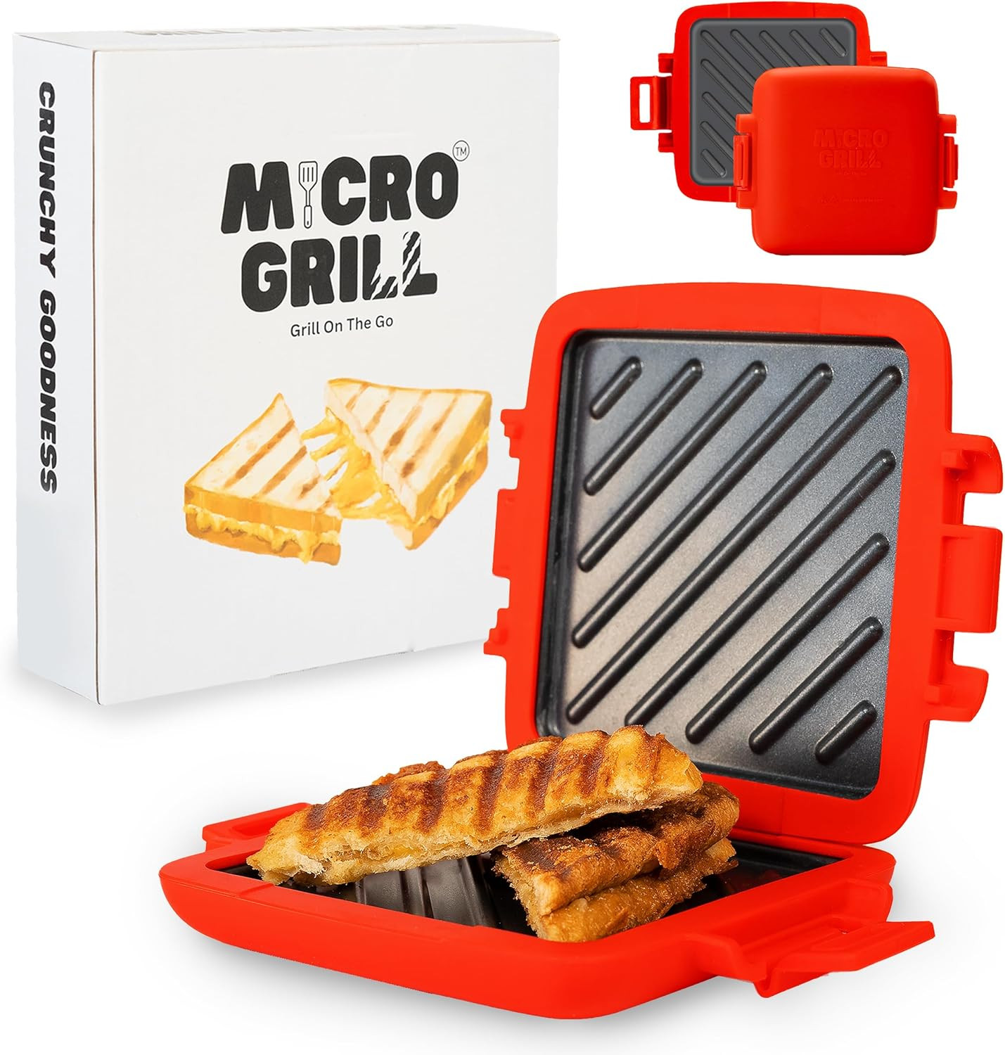 | Microwave Sandwich Maker – Grilled Cheese Sandwich Maker – Munchy – Toastie