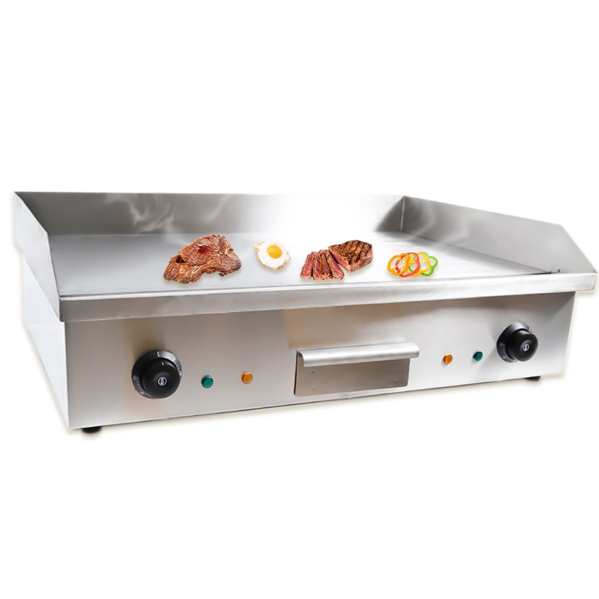 Electric Griddle 3000W 28 Inch Stainless Steel Non Stick Adjustable Temperature