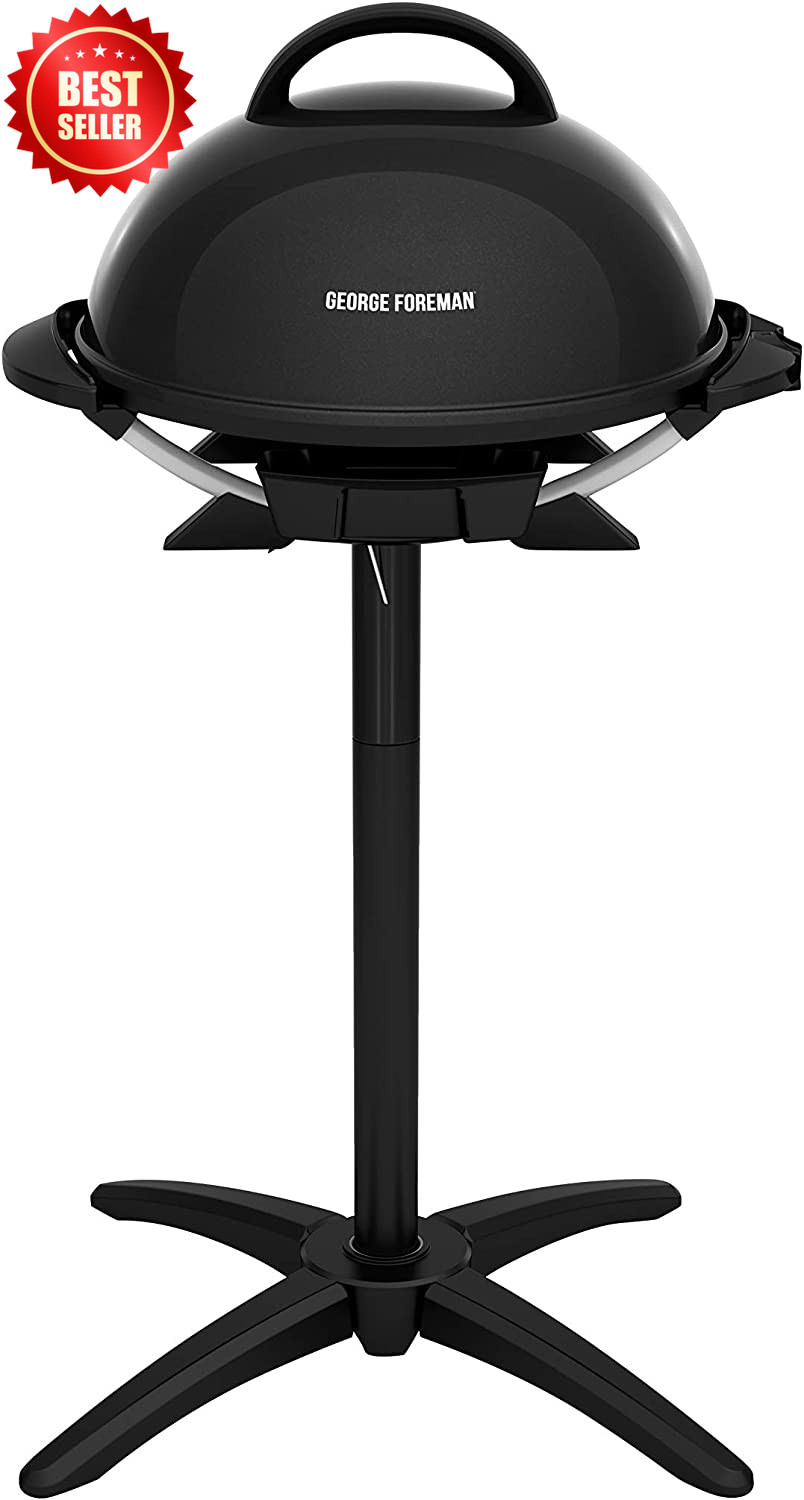 Indoor Outdoor Electric Grill Patio 15-Serving Removable Stand US