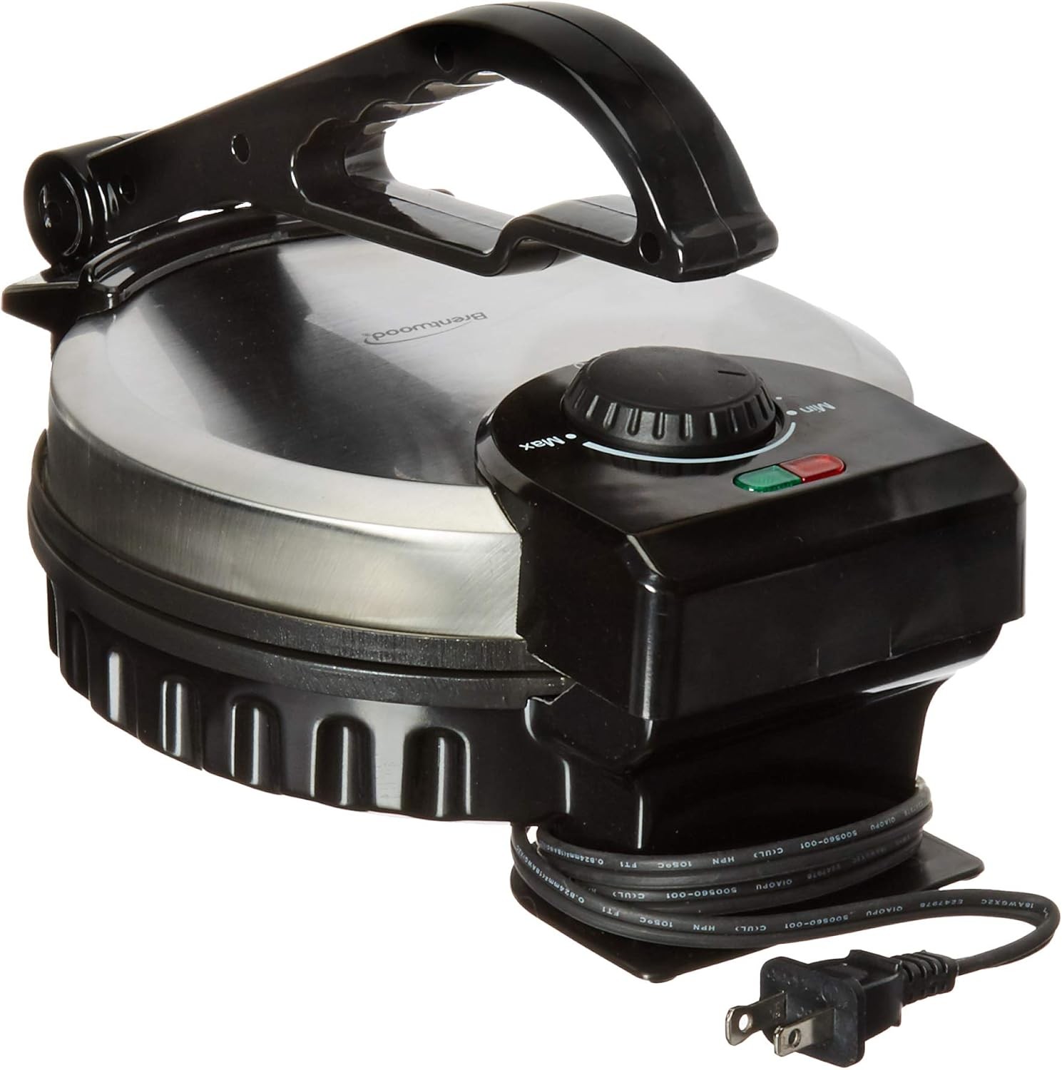 Stainless Steel Non-Stick Electric Tortilla Maker 8-Inch 6″D x 10″W x 7″H