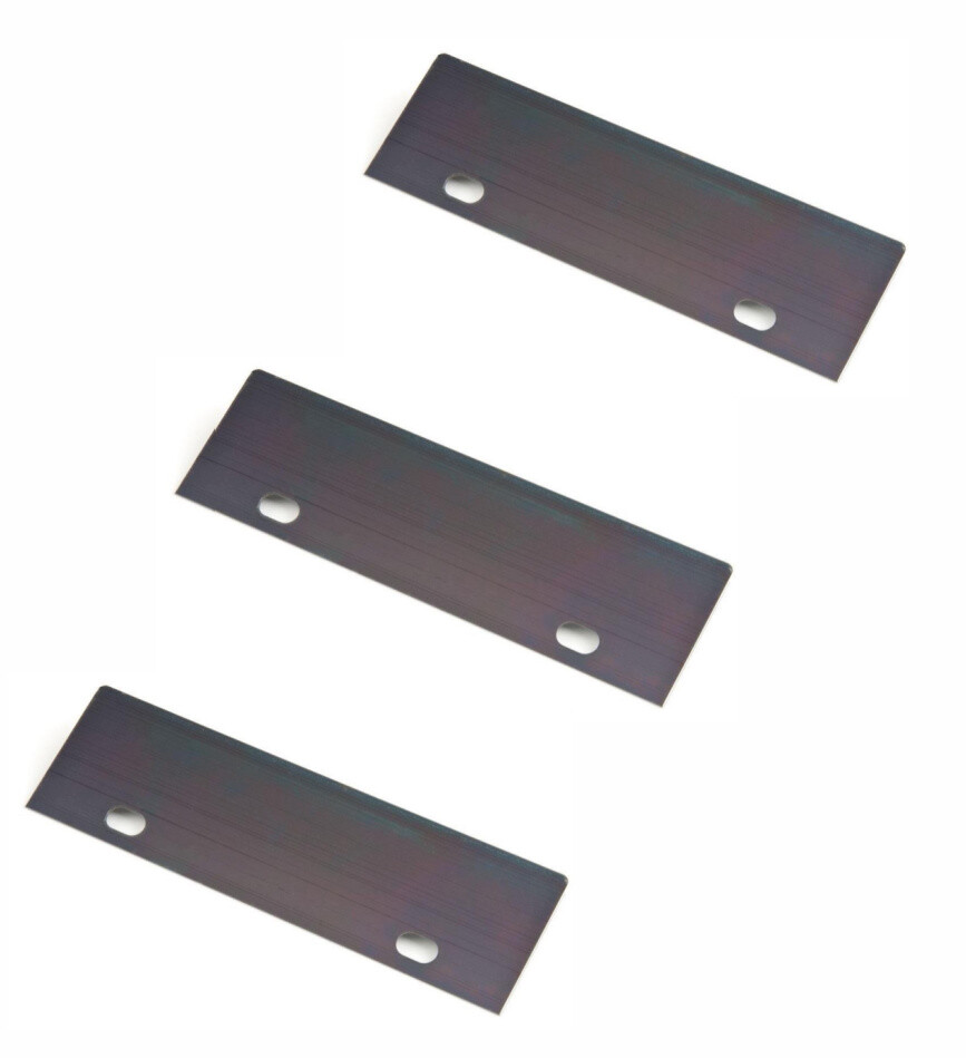 Grill and Griddle Scraper Replacement Blades – 3 Pack Fits Nemco 55825, Cozzini
