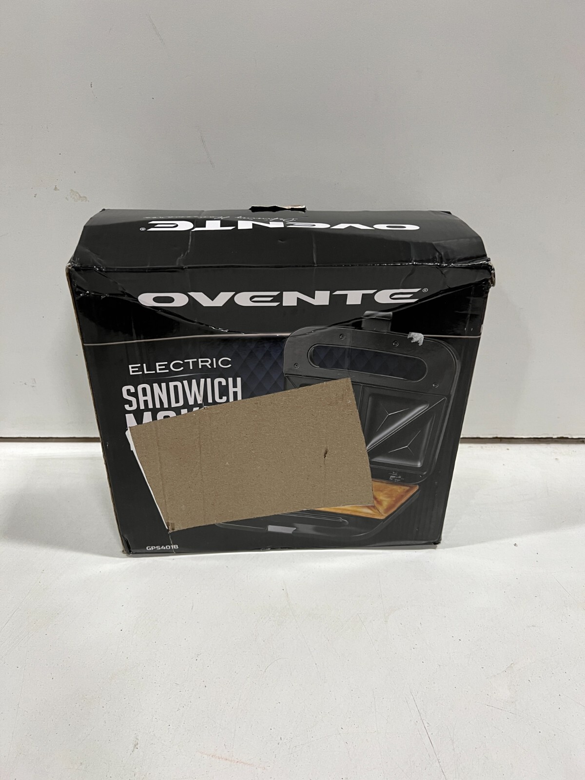 OVENTE Electric Sandwich Maker with Non-Stick Cooking Plates GPS401B