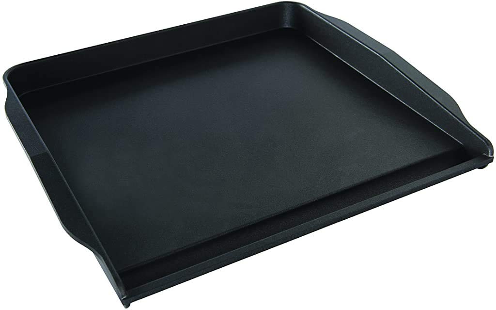 Nordic Ware Black Nonstick Griddle Plate for Gas Electric Stovetops 14.2 x 12