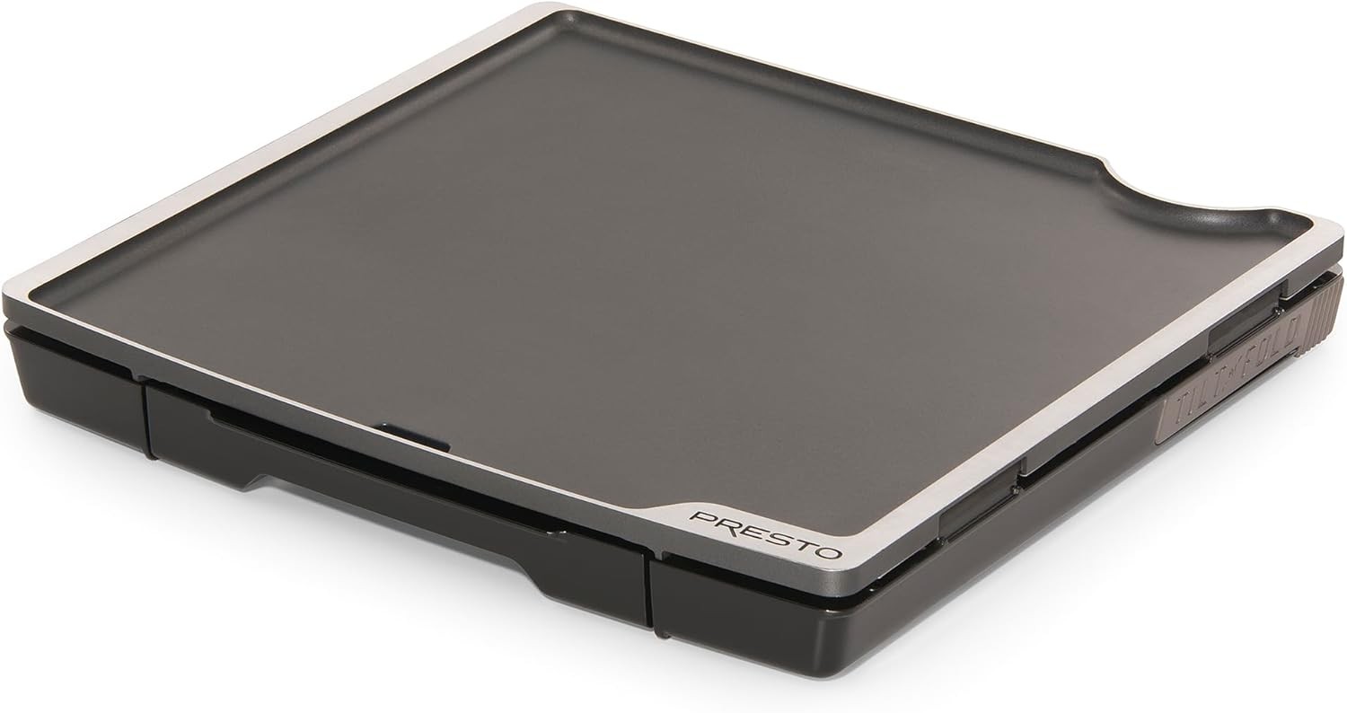 07071 15-inch Electric Tilt-n-fold Griddle Black